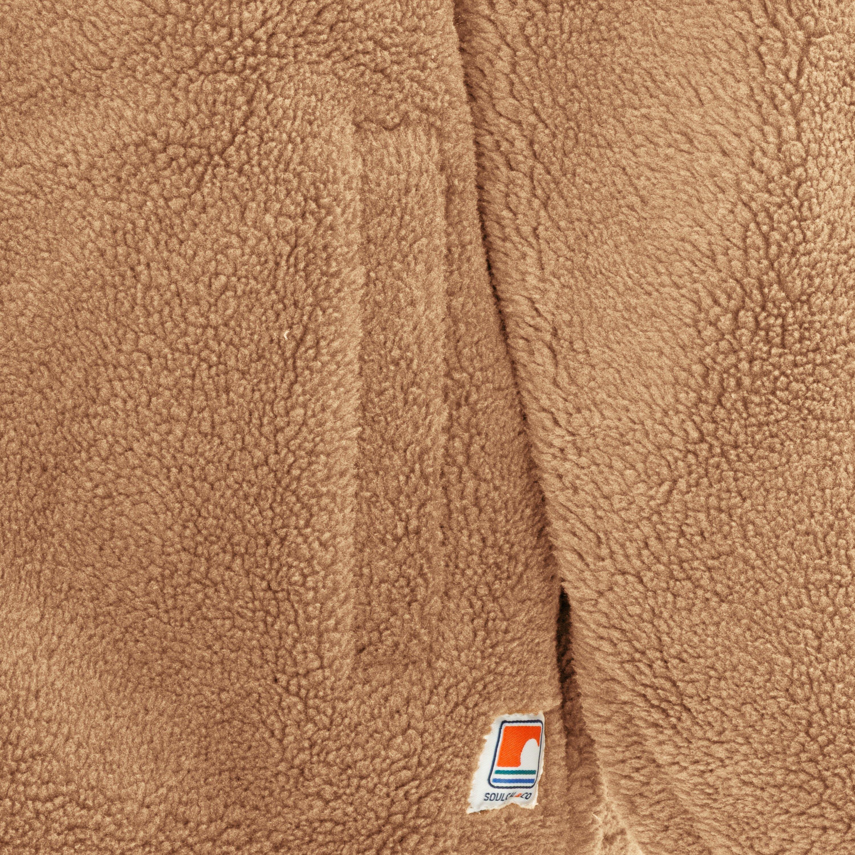 Khaki - SoulCal - Women's Soul Cal Full Zip Long Sleeve Sherpa Jacket - 5
