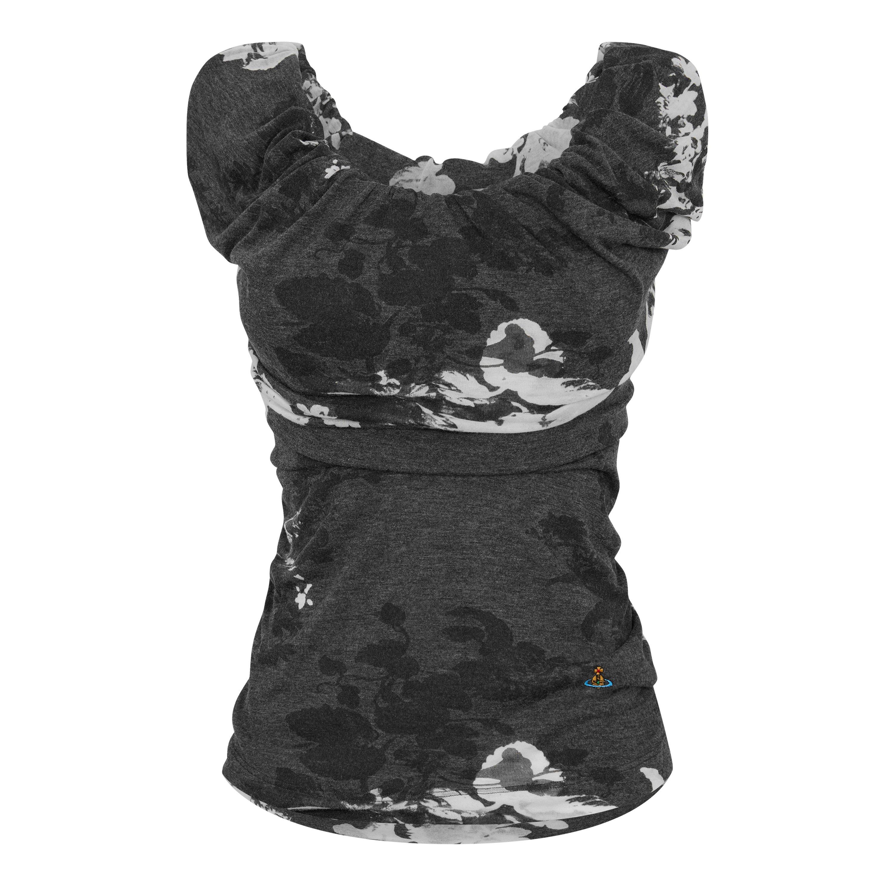 Vivienne Westwood Viv Ginnie Top Ld54 - Grey - Size 10 (S)
