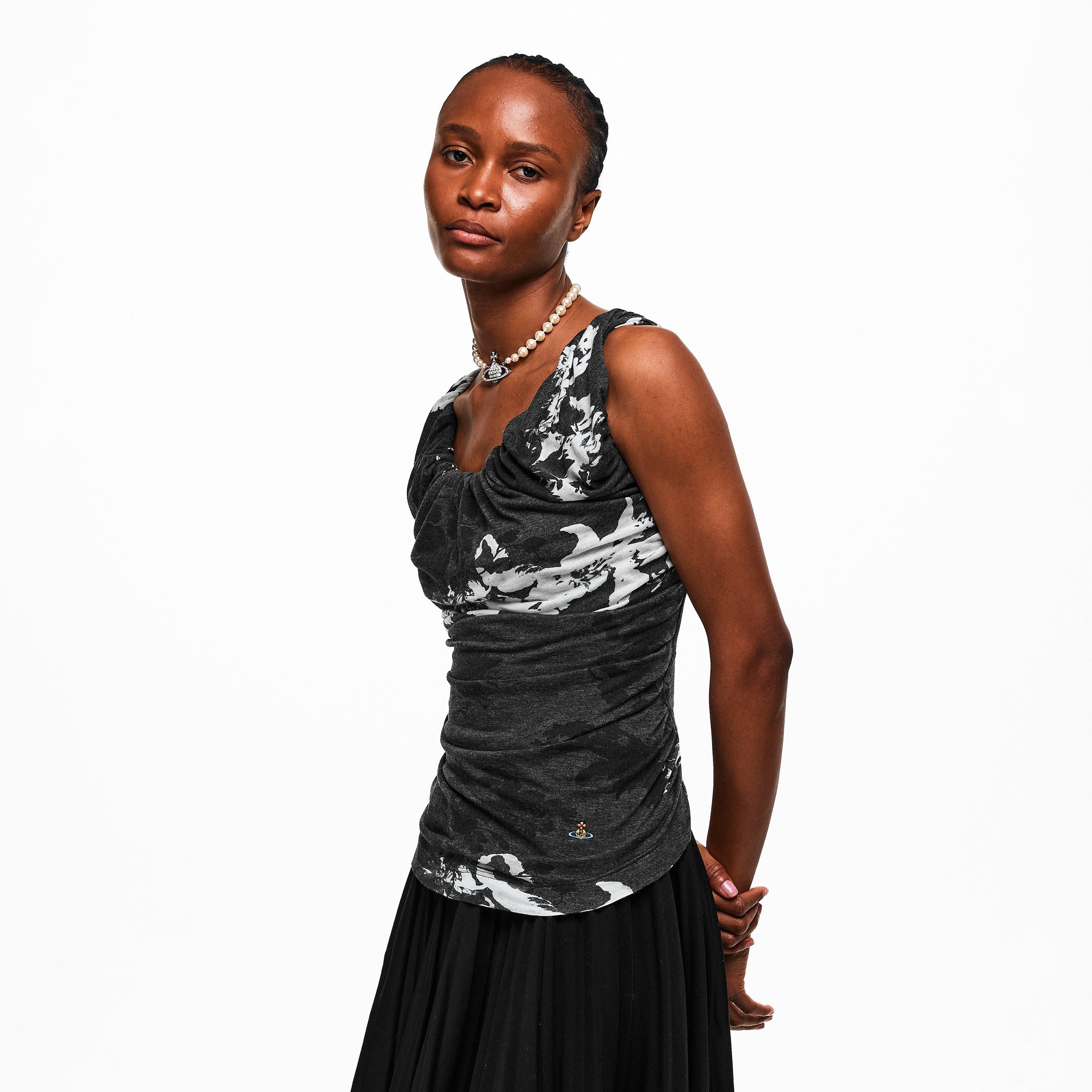 Grey - Vivienne Westwood - Viv Ginnie Top Ld54 - 3