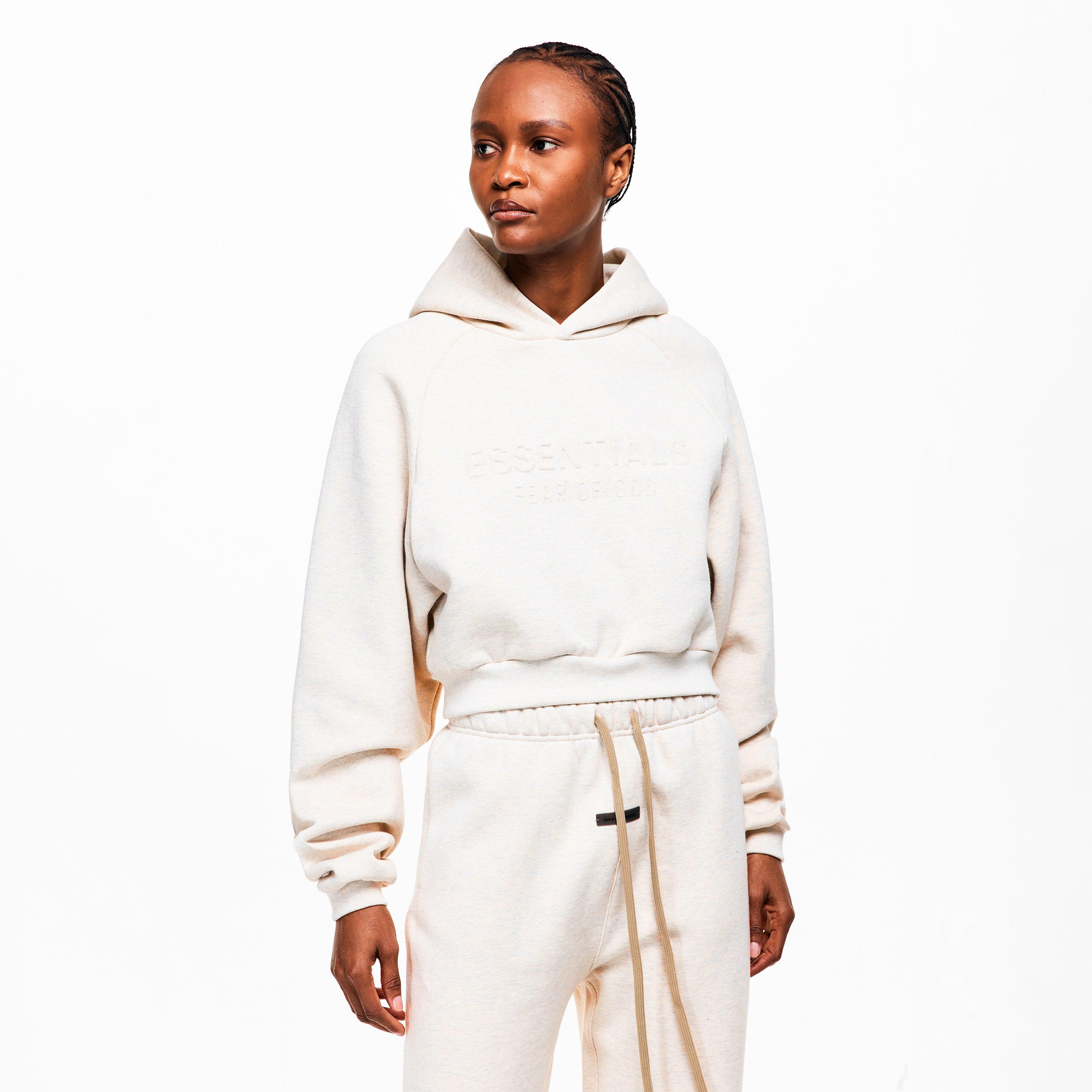 Oatmeal - Fear Of God Essentials - Women's Overhead Hoodie - 3