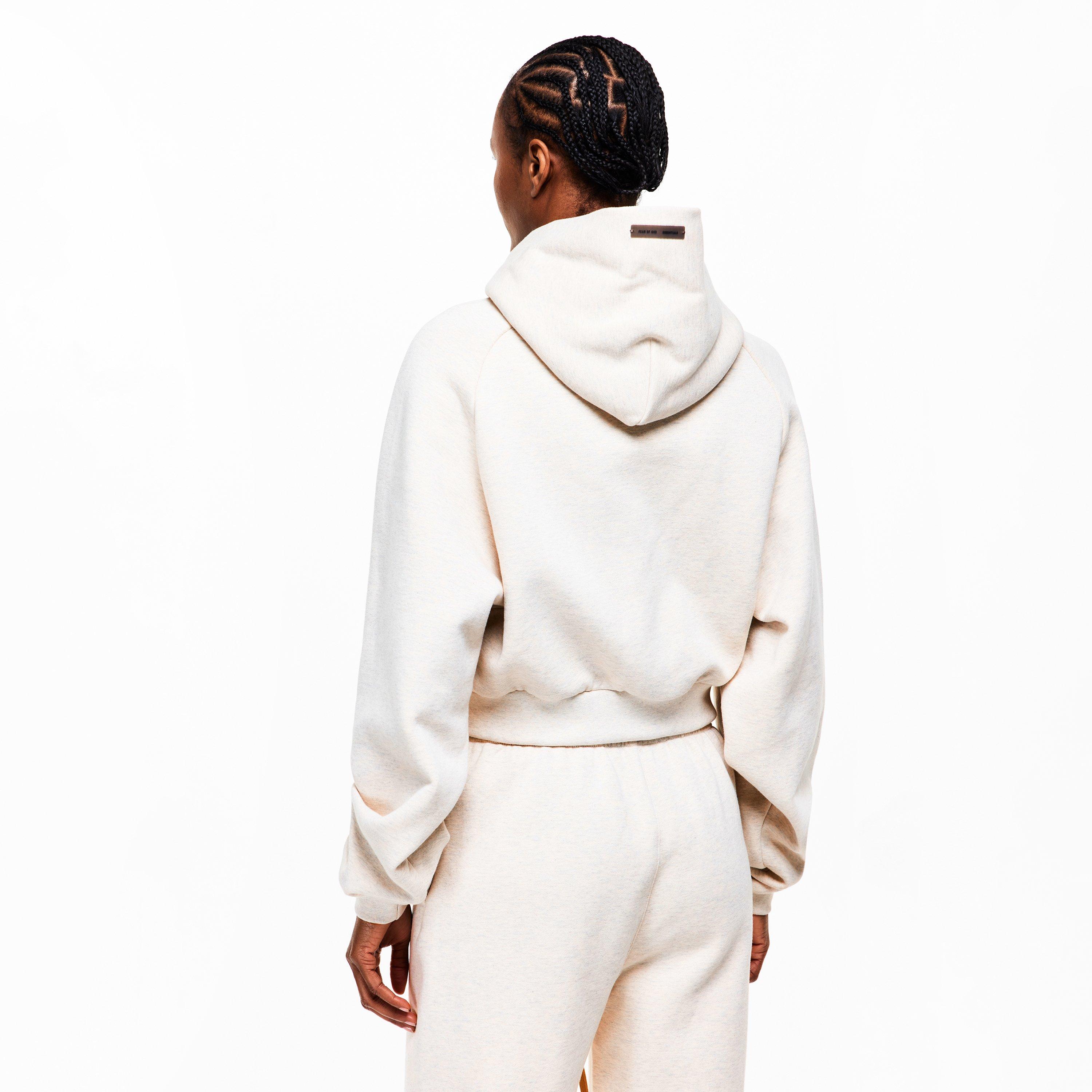 Oatmeal - Fear Of God Essentials - Women's Overhead Hoodie - 4