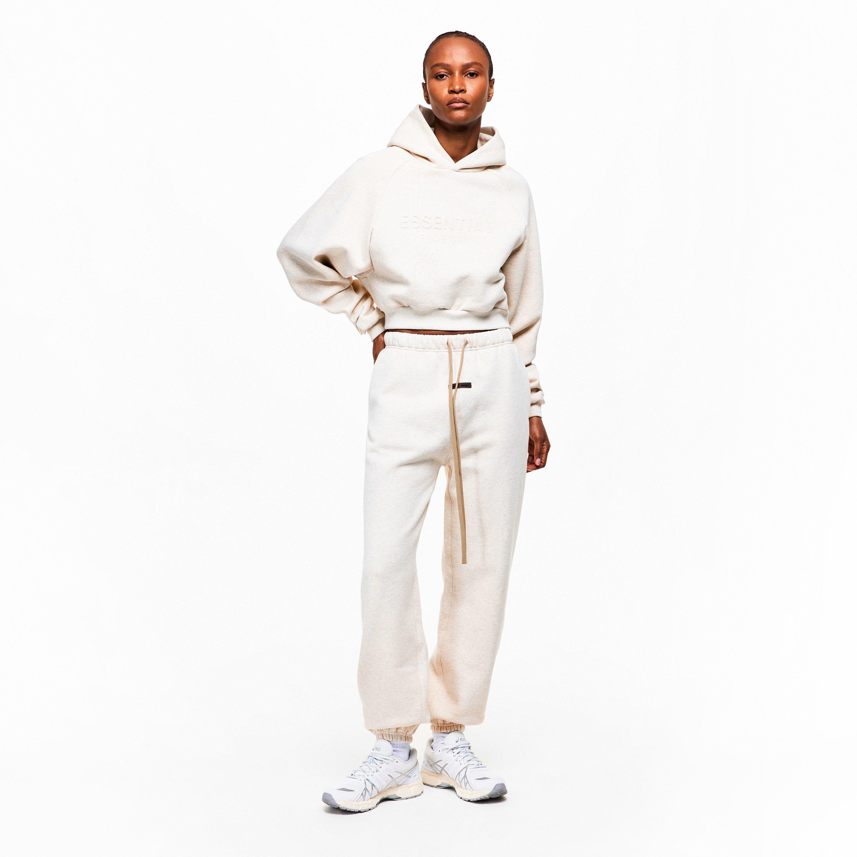 Oatmeal - Fear Of God Essentials - Women's Overhead Hoodie - 6