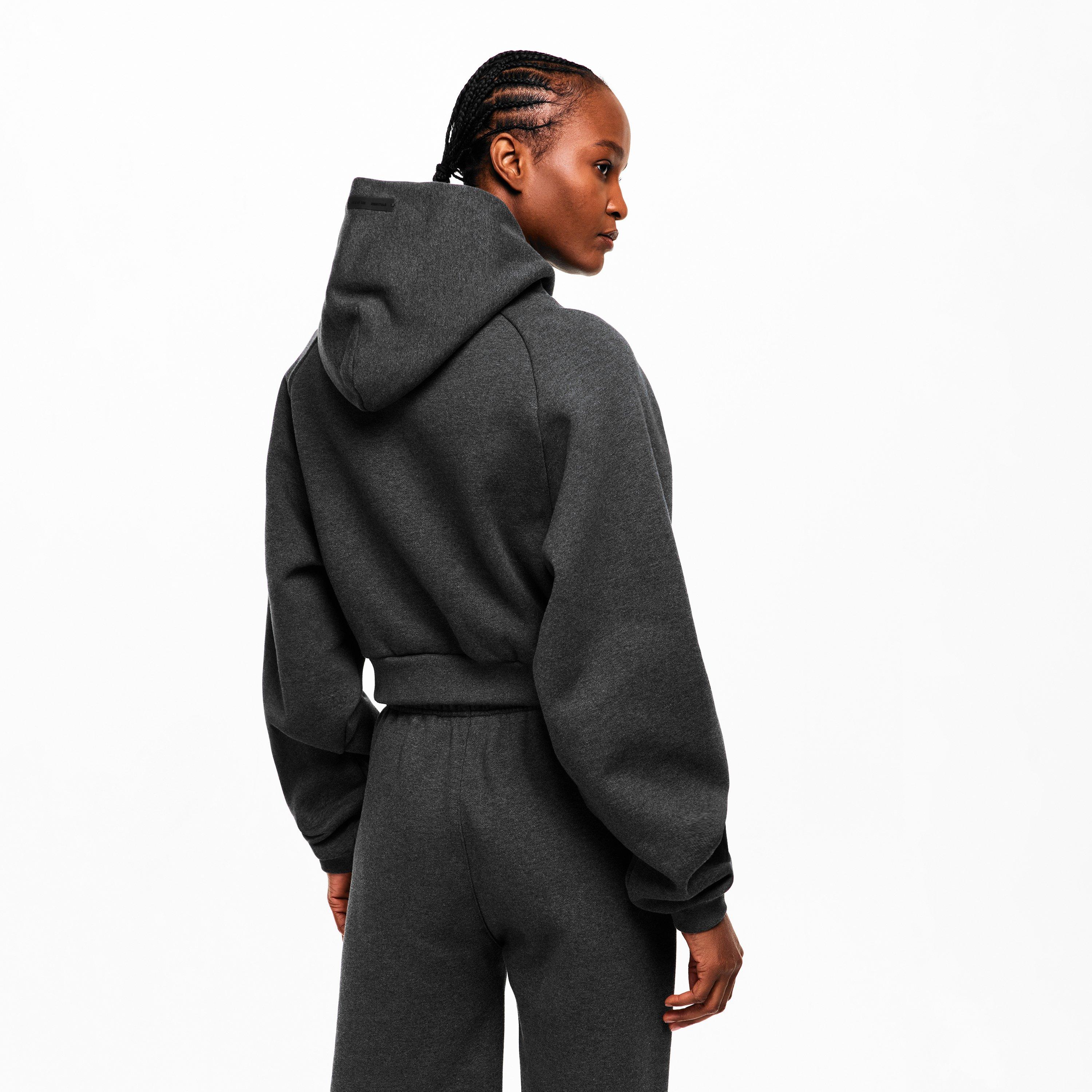 Charcoal - Fear Of God Essentials - Women's Overhead Hoodie - 4