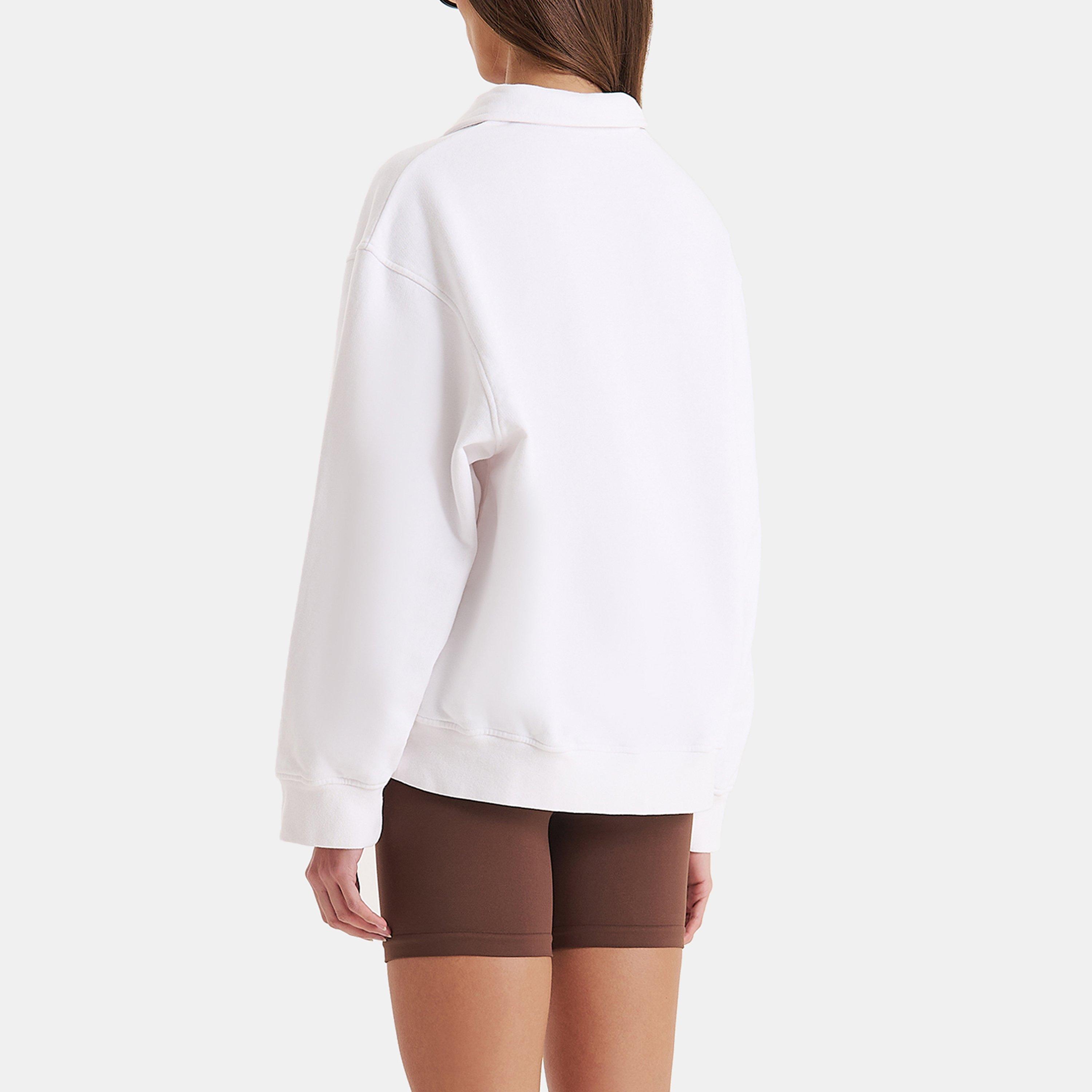 White - 4th and Reckless - Women's Clover Crew Sweatshirt - 4