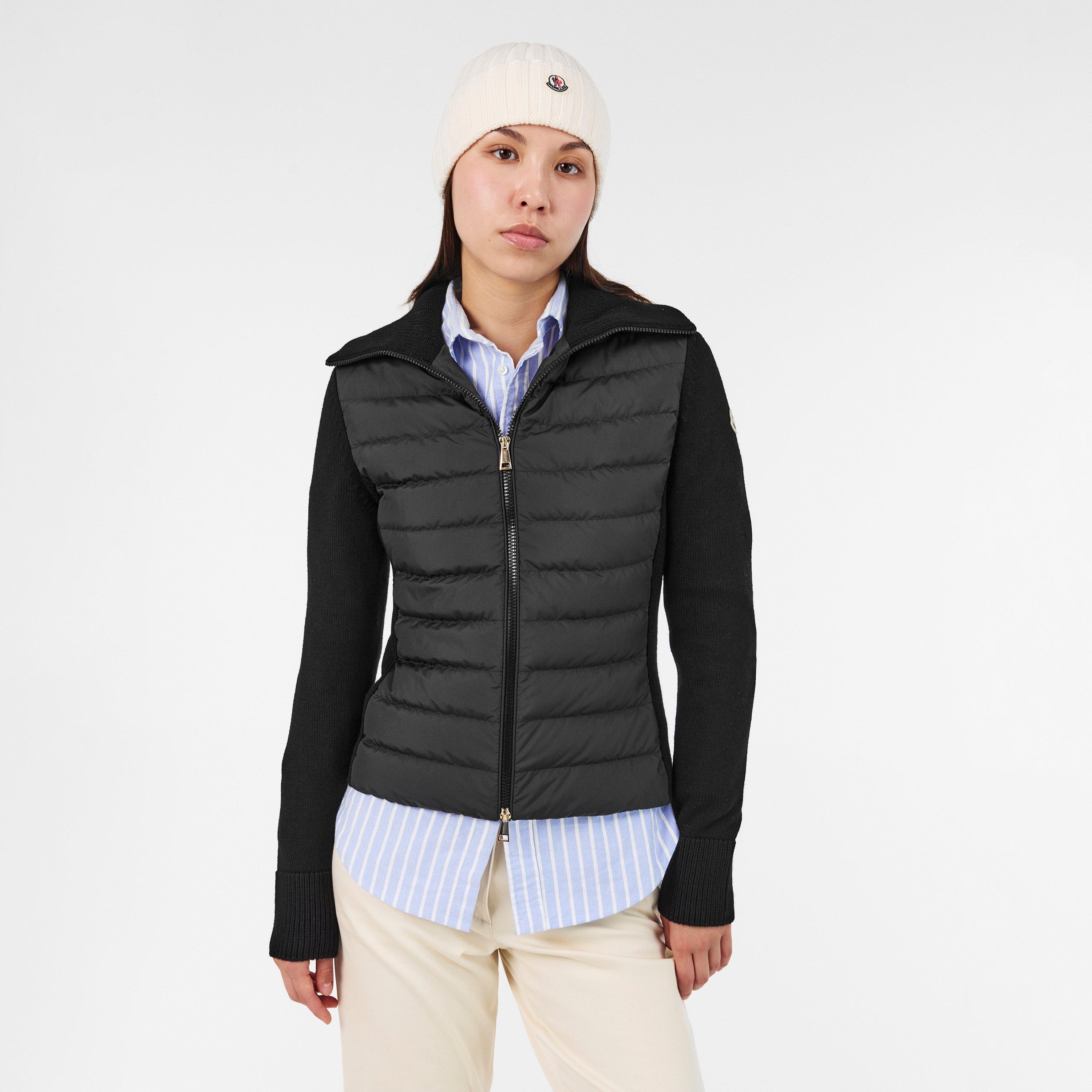 Black 999 - Moncler - Women's Insulated Weather-Resistant Hybrid Jacket - 3