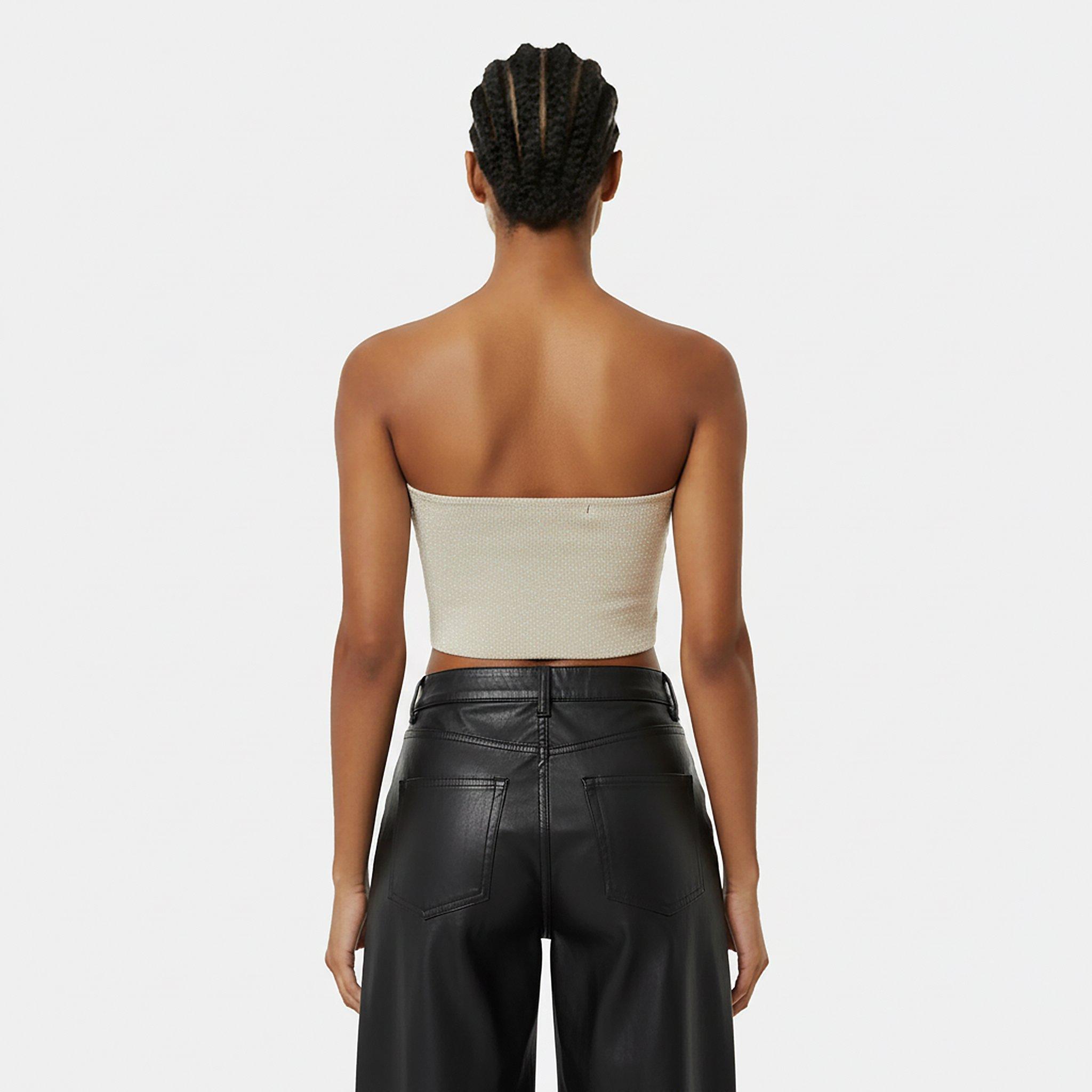 Stone - Jack Wills - Women's Twist Front Sweater Vest - 4