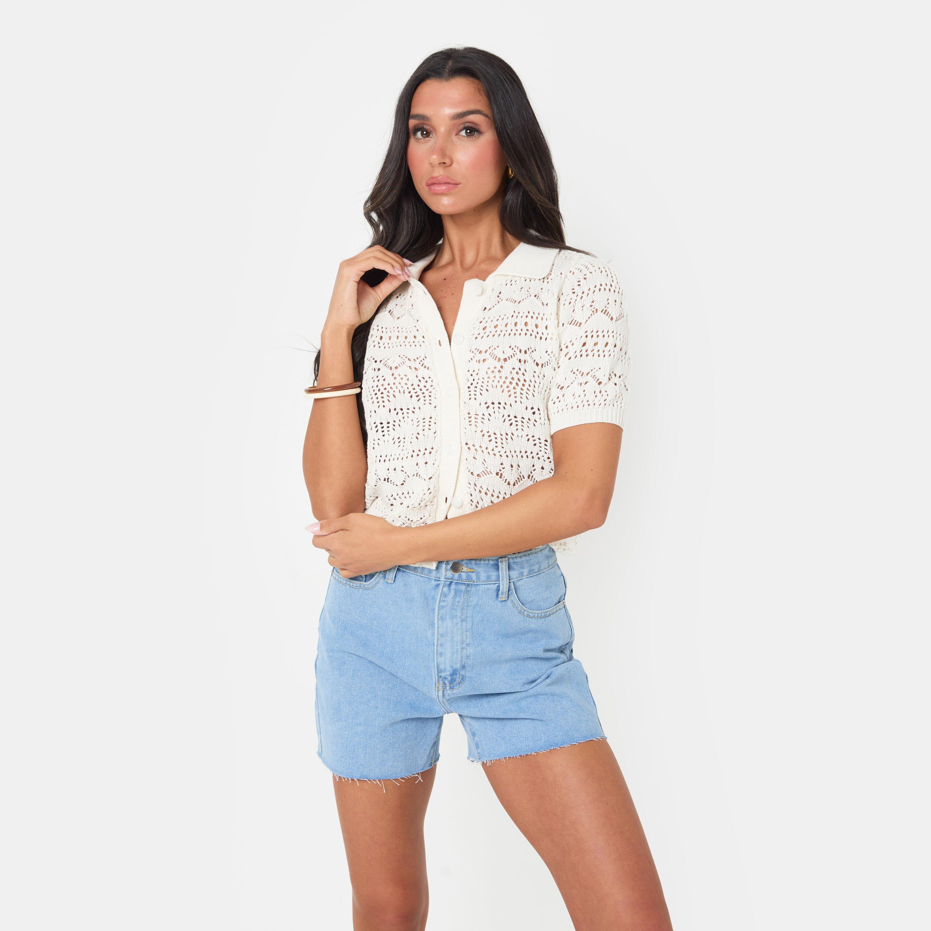 Cream - I Saw It First - Boho Crochet Lace Top - 2