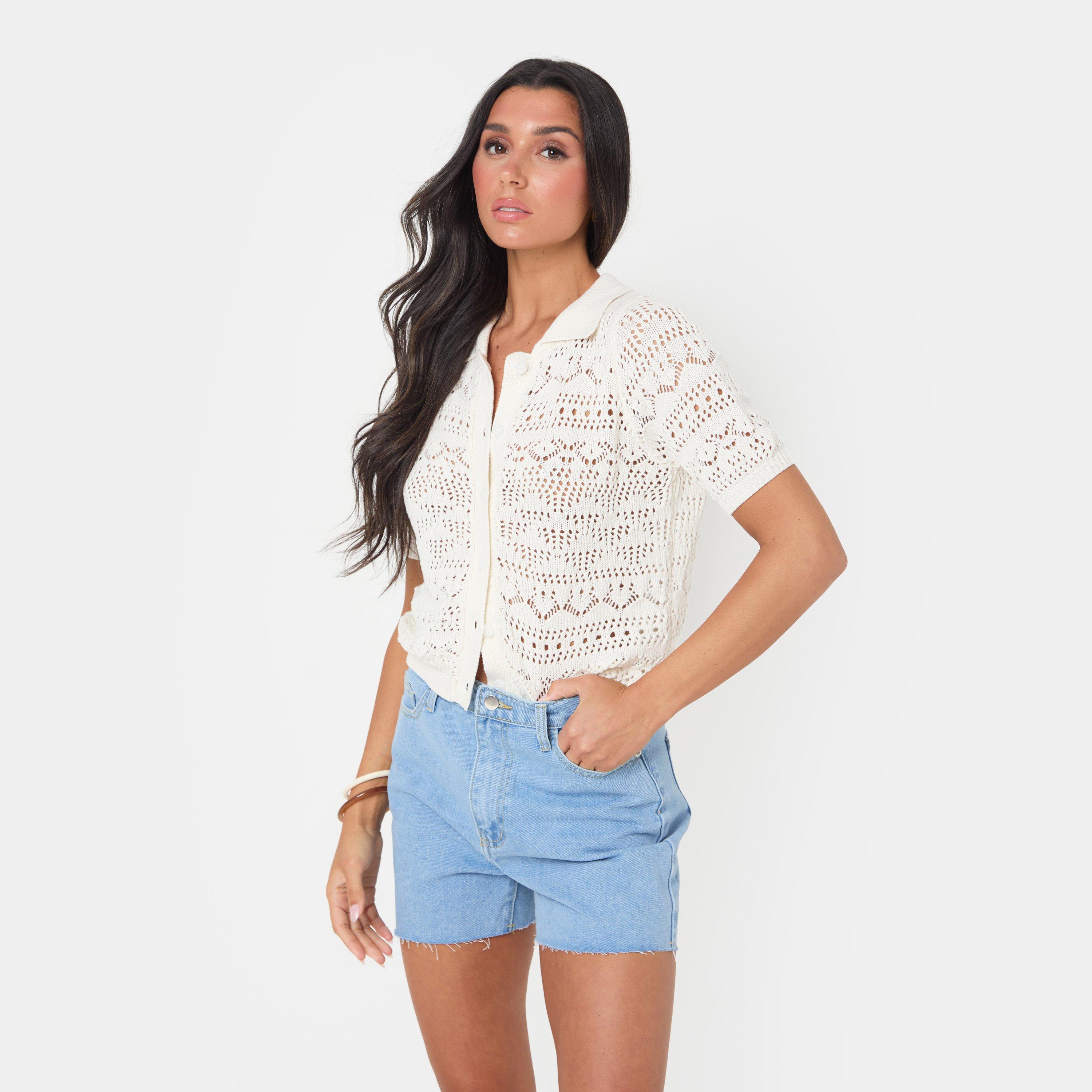 Cream - I Saw It First - Boho Crochet Lace Top - 3