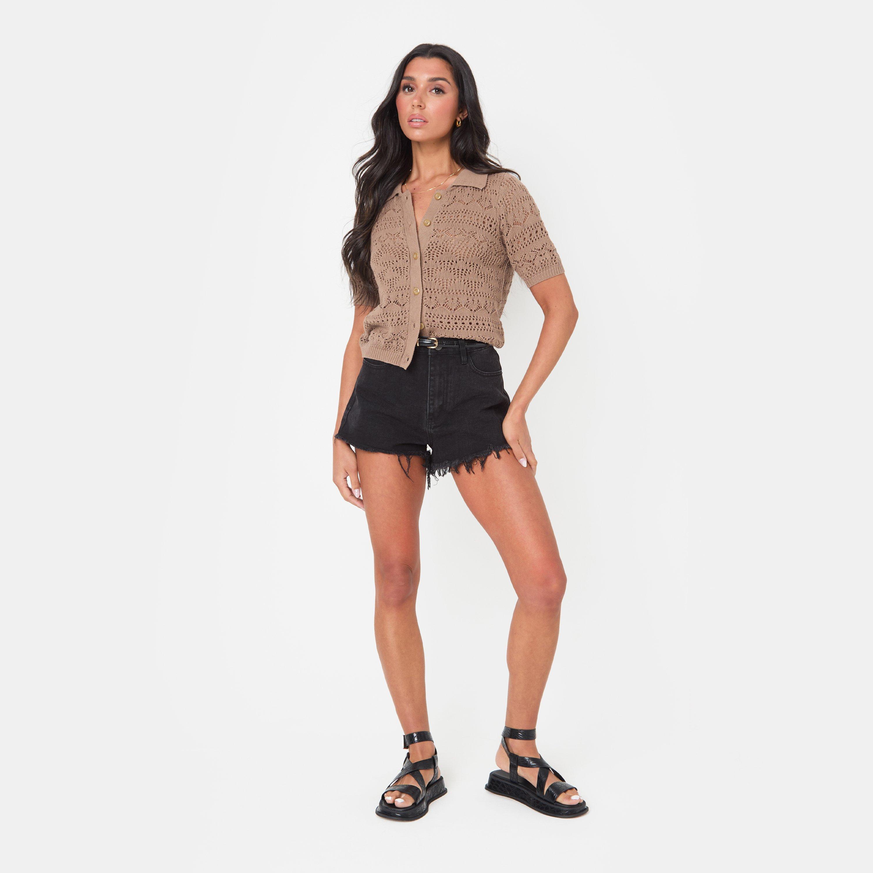 Mocha - I Saw It First - Boho Crochet Lace Top - 1