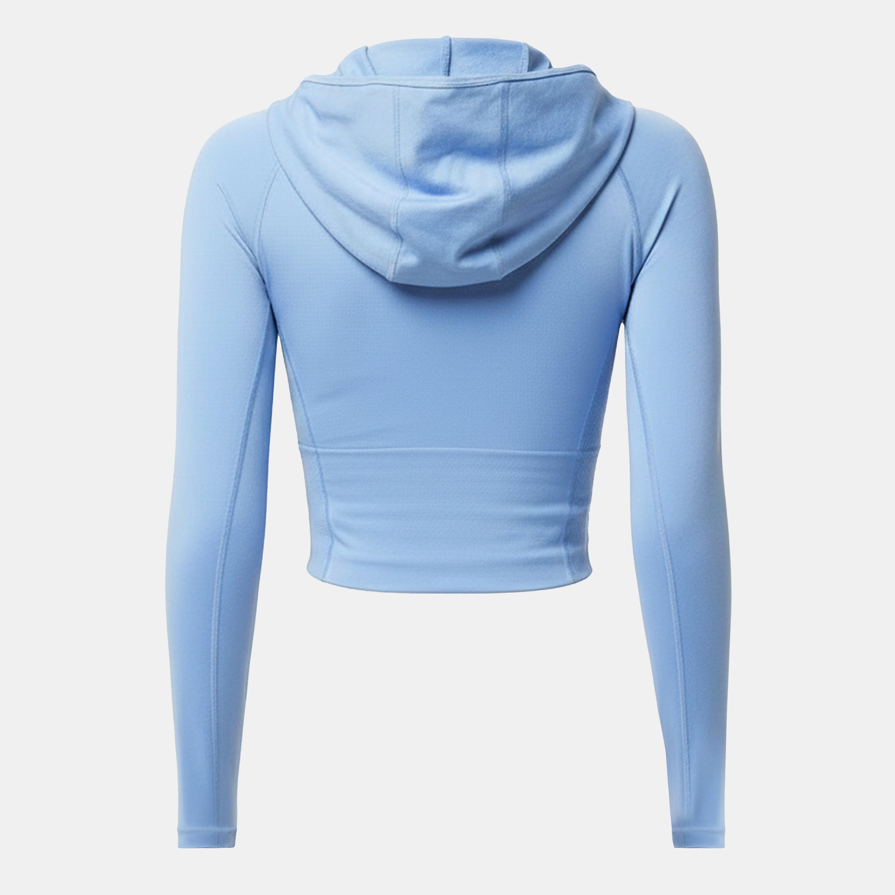 Seem Less Definition USA Pro Women's Seamless Definition Cropped Long Sleeve Performance ...