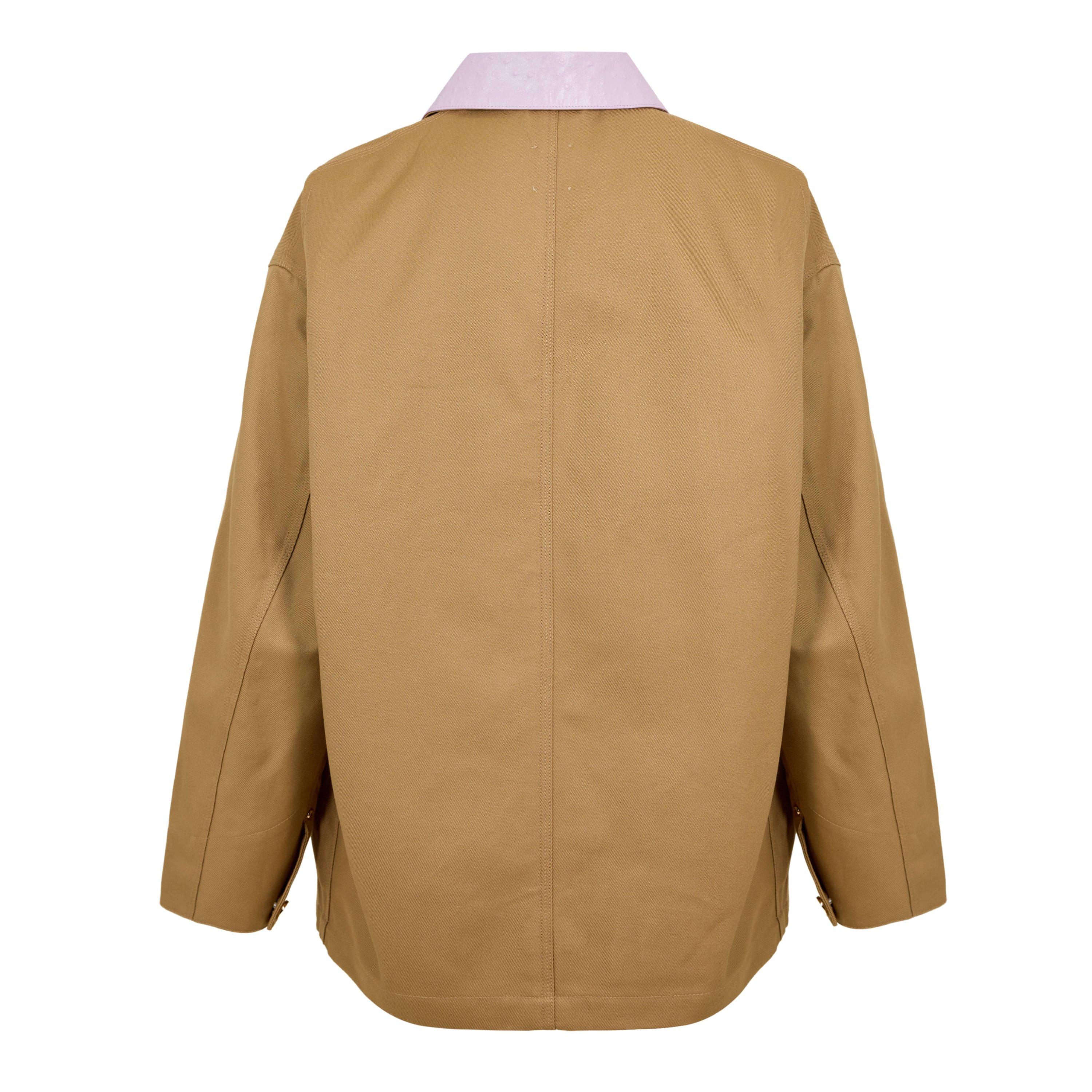 Brown - Casablanca - Women's Pocket Barn Jacket - 2