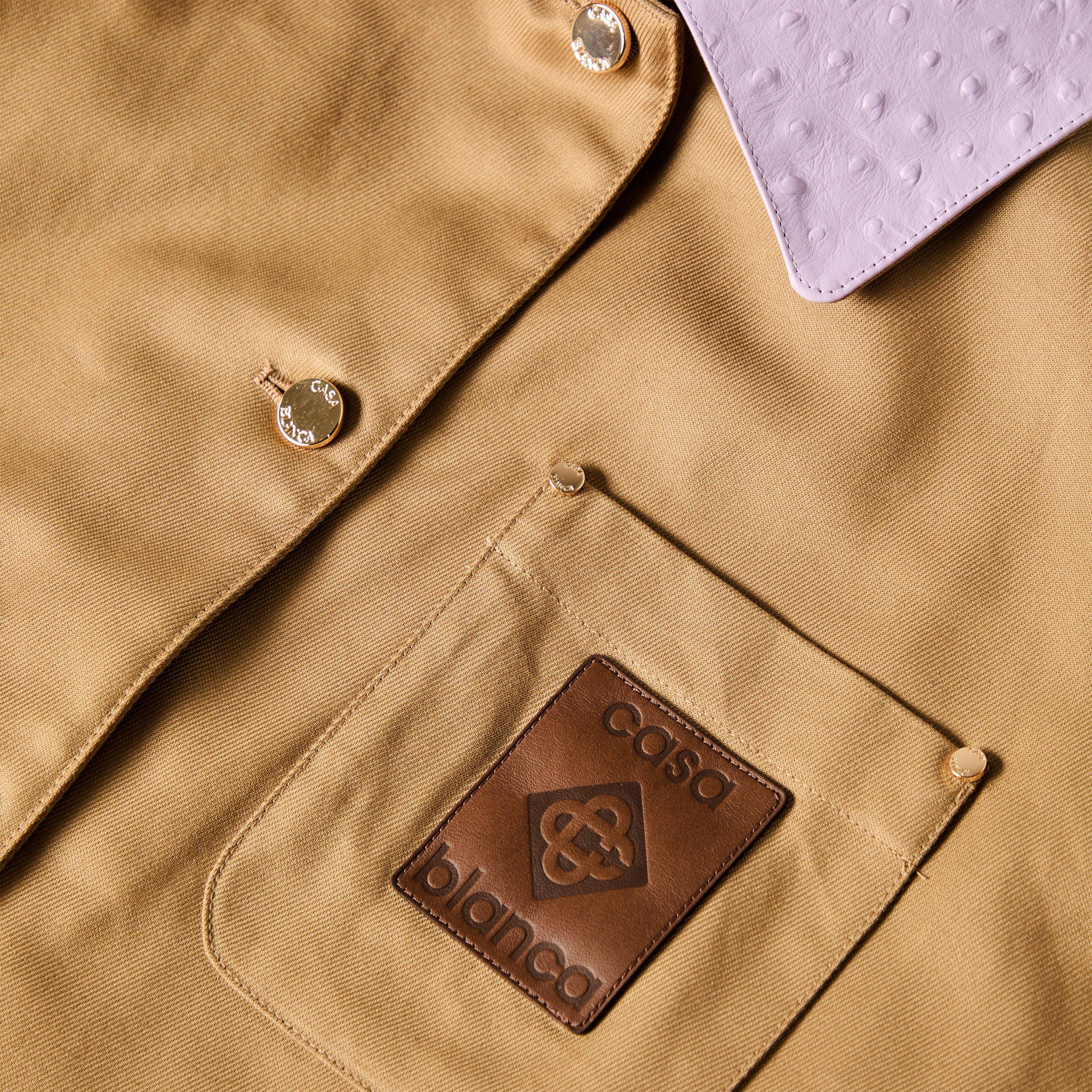 Brown - Casablanca - Women's Pocket Barn Jacket - 3