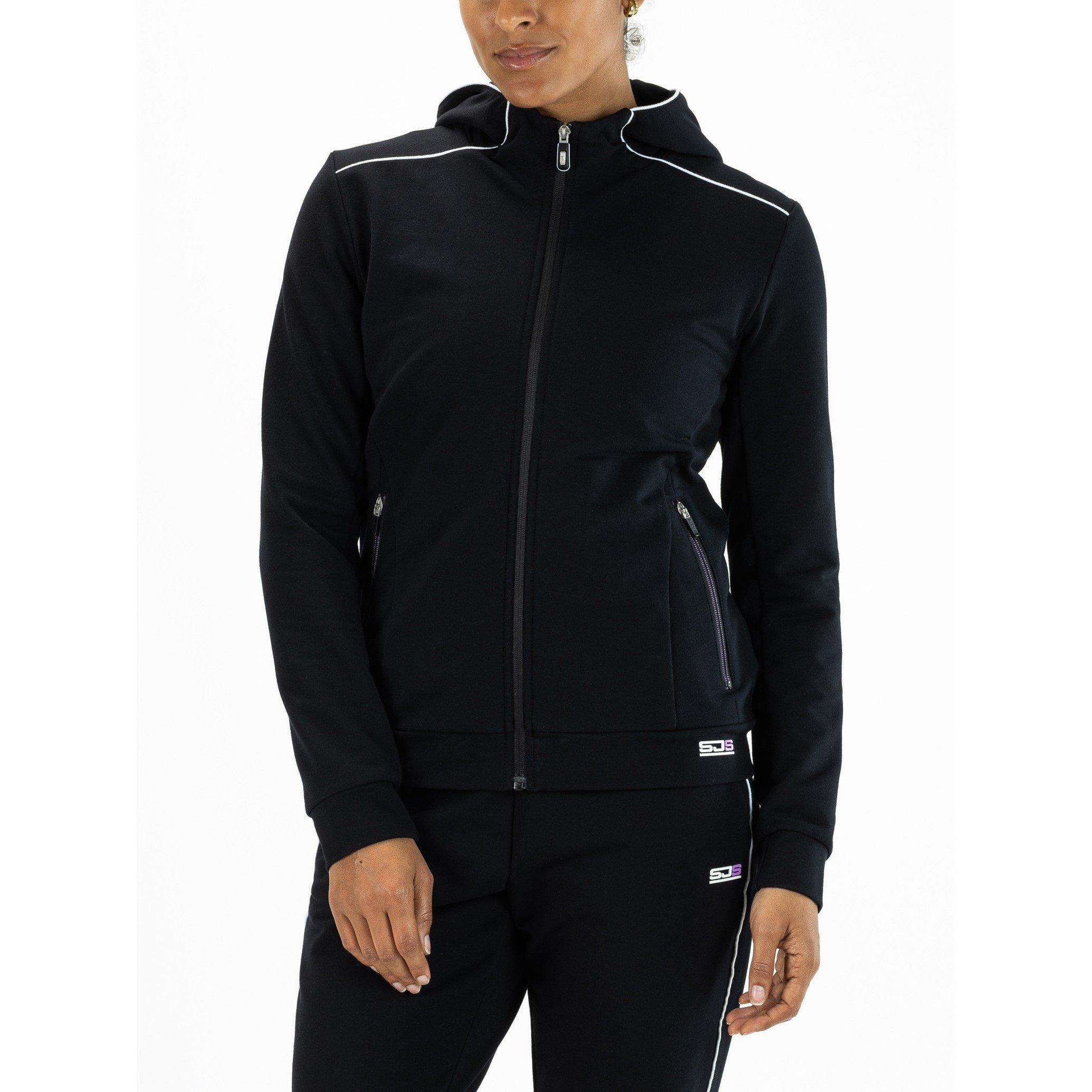 Sjeng Sports Women's S Felicis Performance Training Jacket - Black - 14 (L)