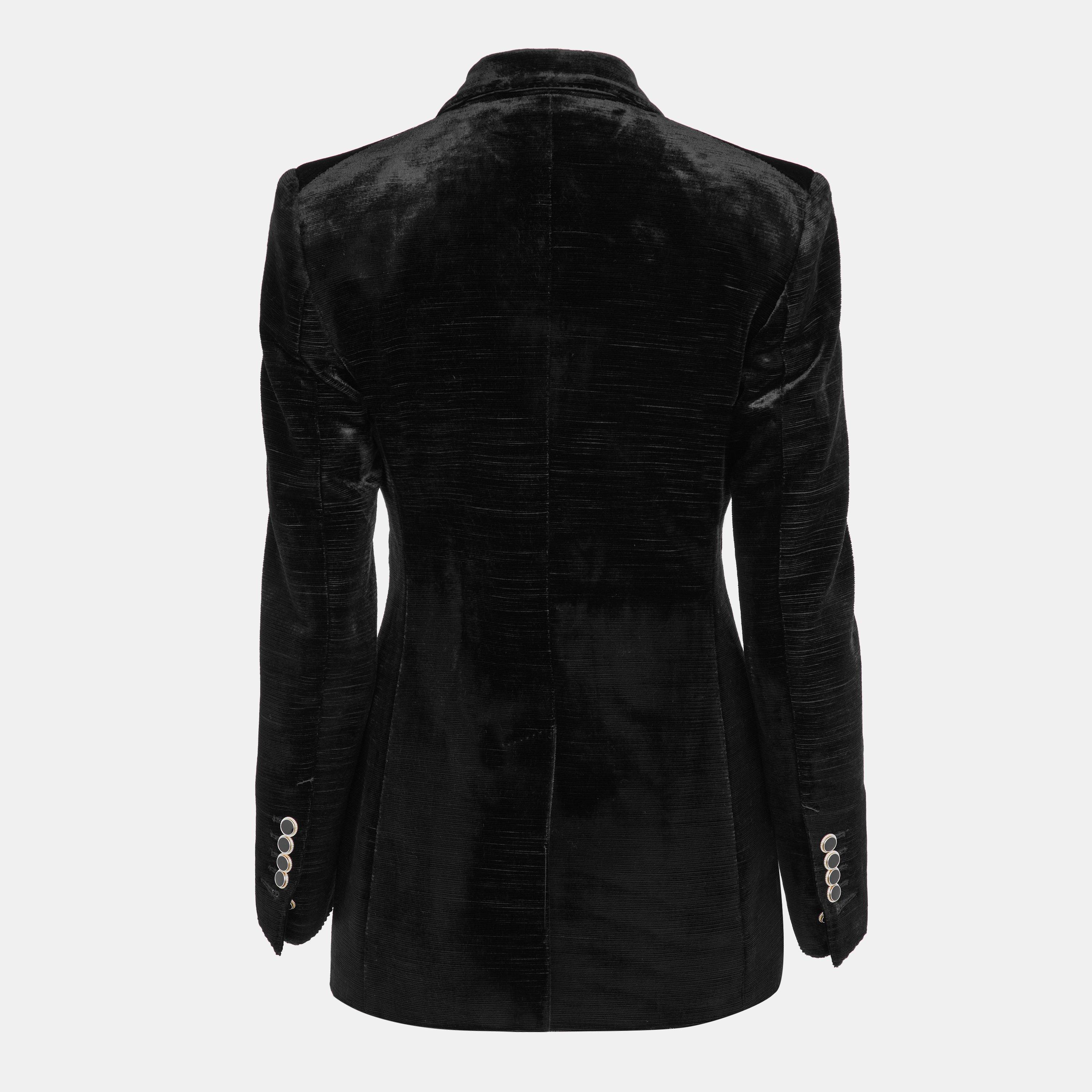 Black - Tom Ford - Women's Tailored Fit Leather Jacket - 2