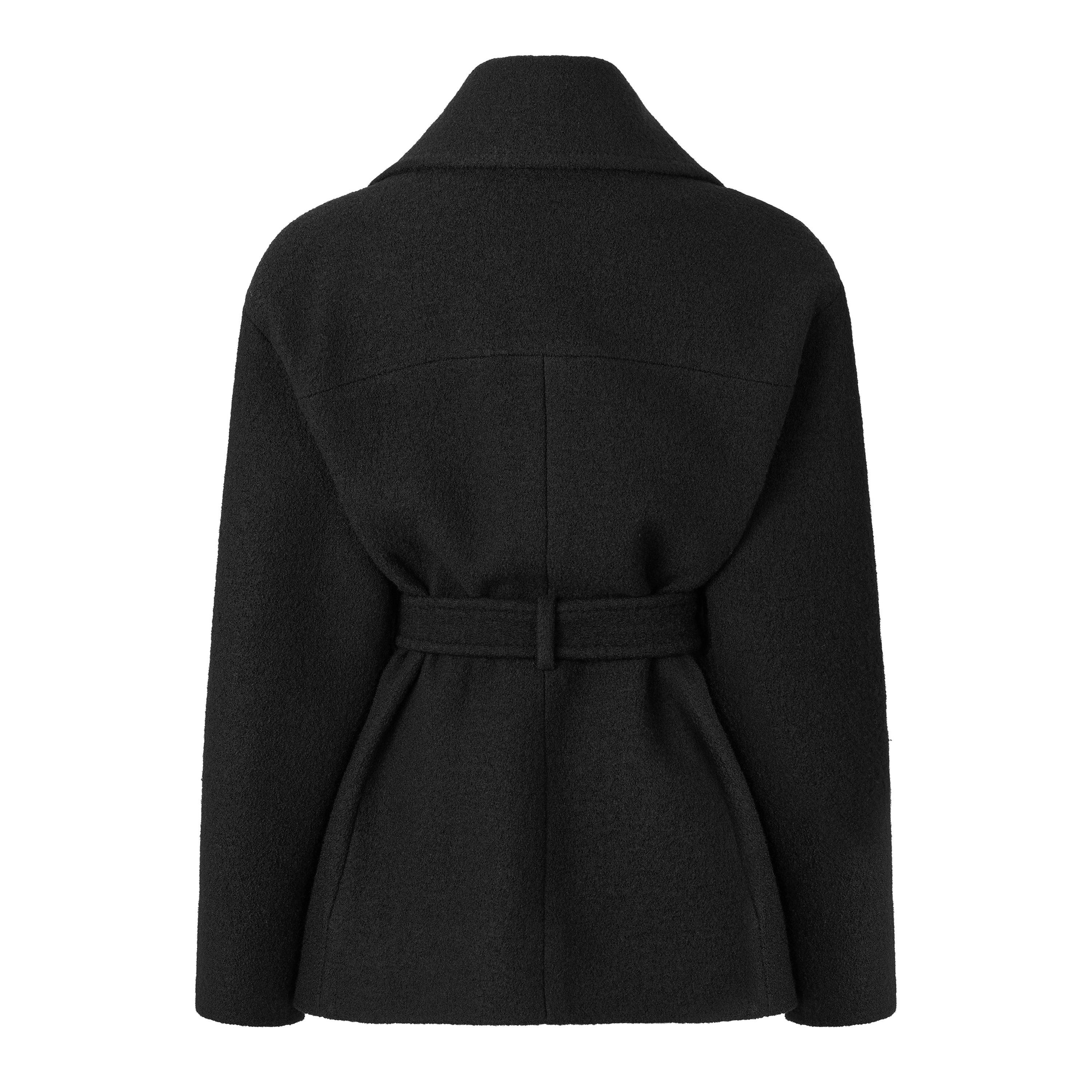 Black - Balmain - Balmain Wool Jkt Ld63 - 2