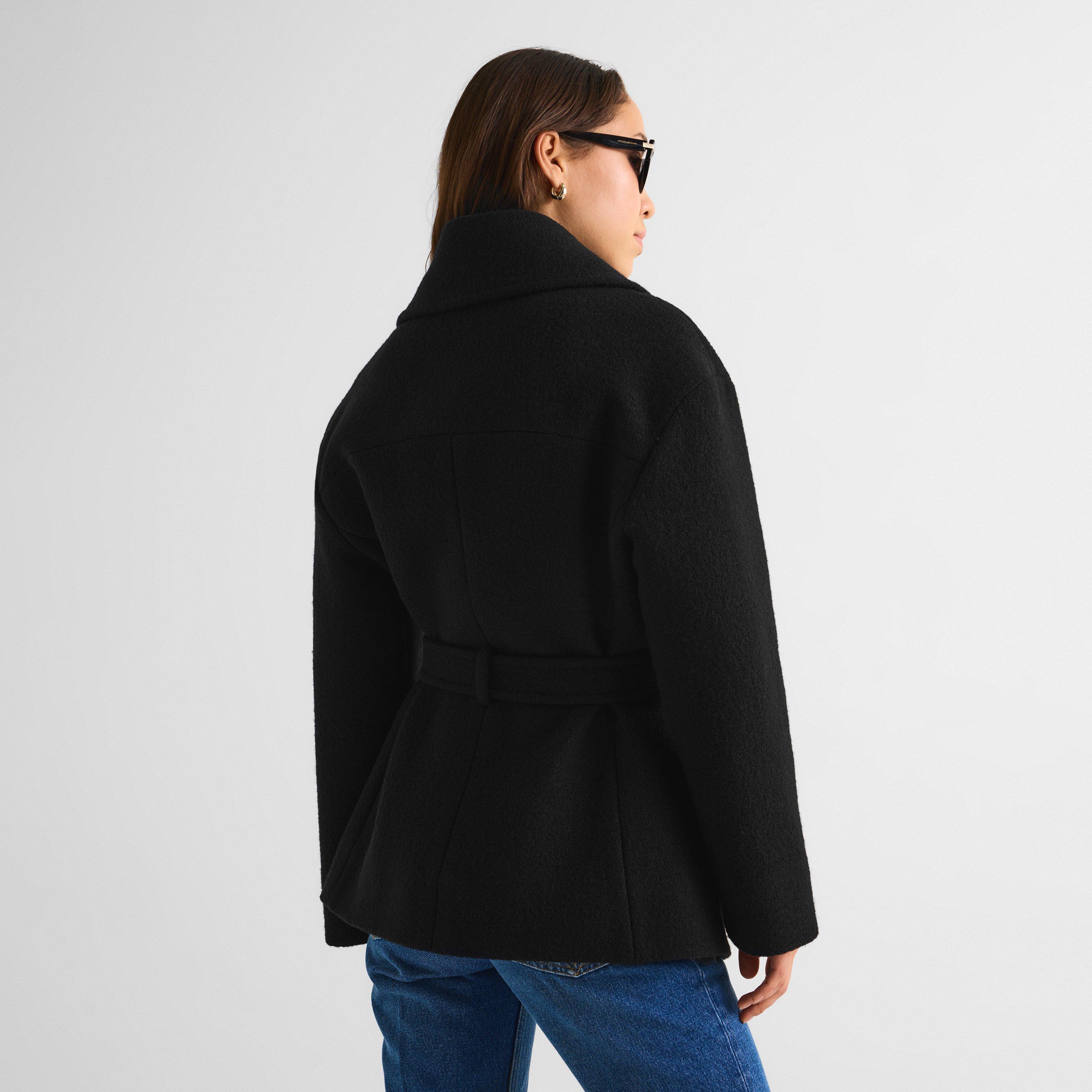 Black - Balmain - Balmain Wool Jkt Ld63 - 4