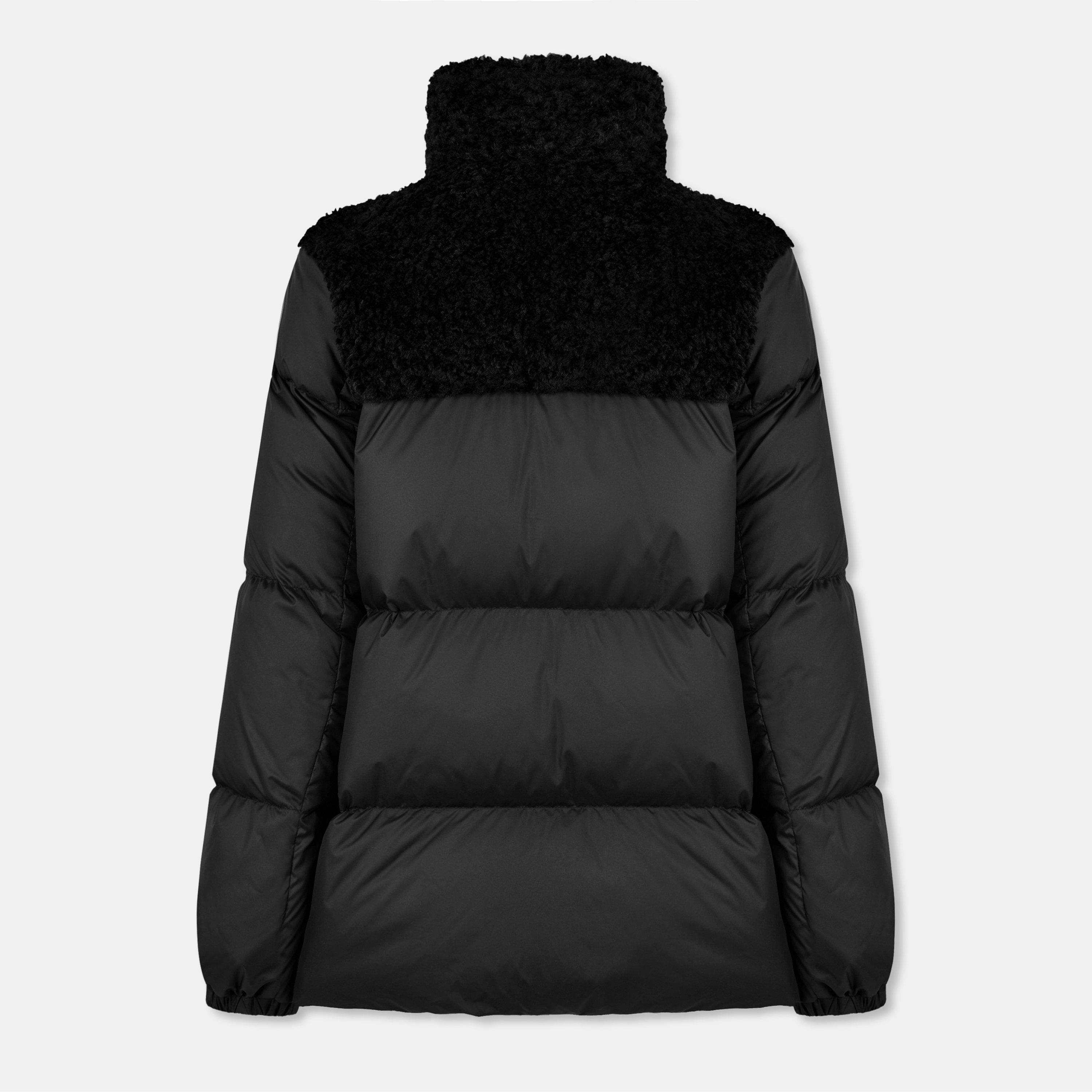 Black 999 - Moncler - Women's Esnaie Quilted Medium Puffer Jacket - 2