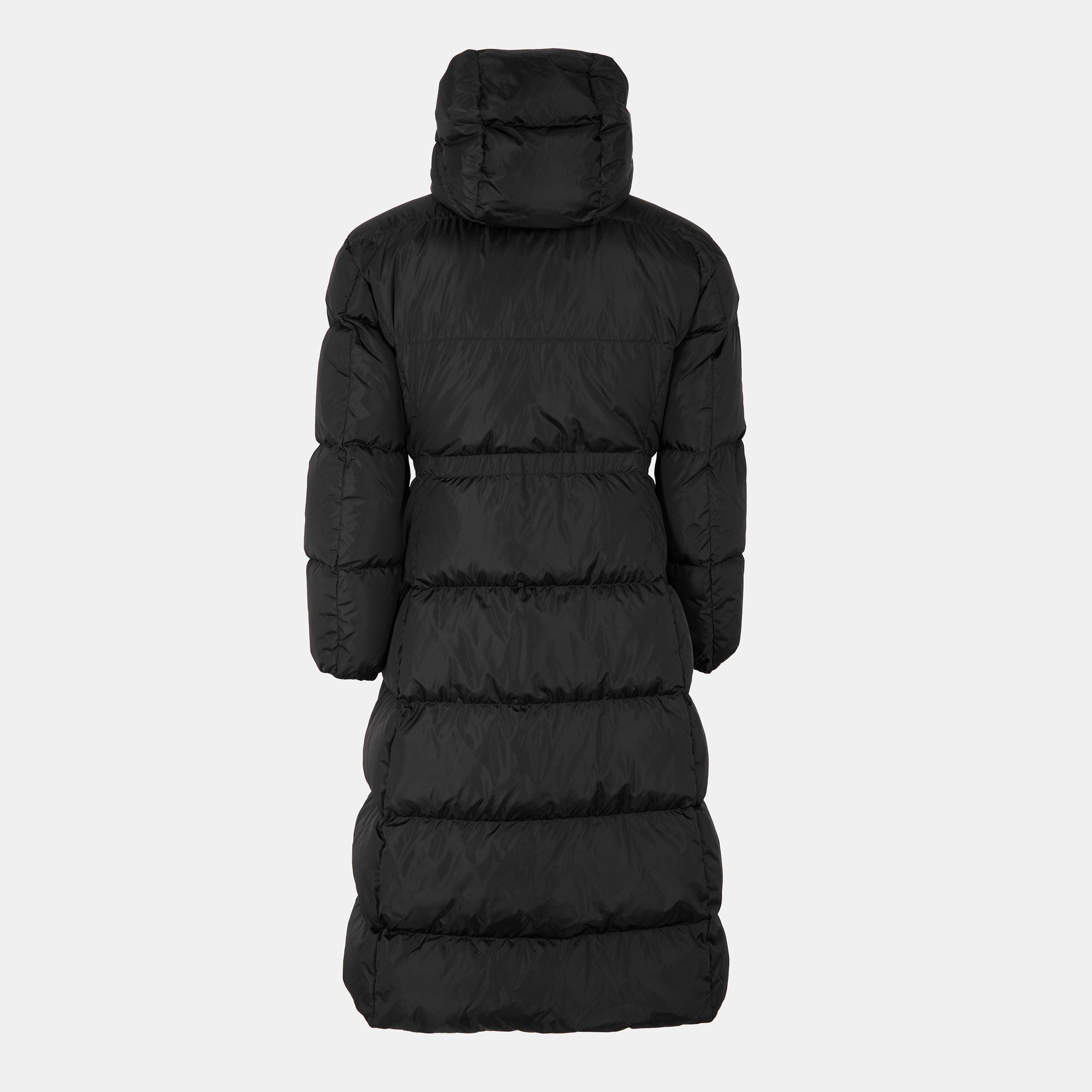 Black 999 - Moncler - Women's Insulated Weather-Resistant Long Puffer Jacket - 2