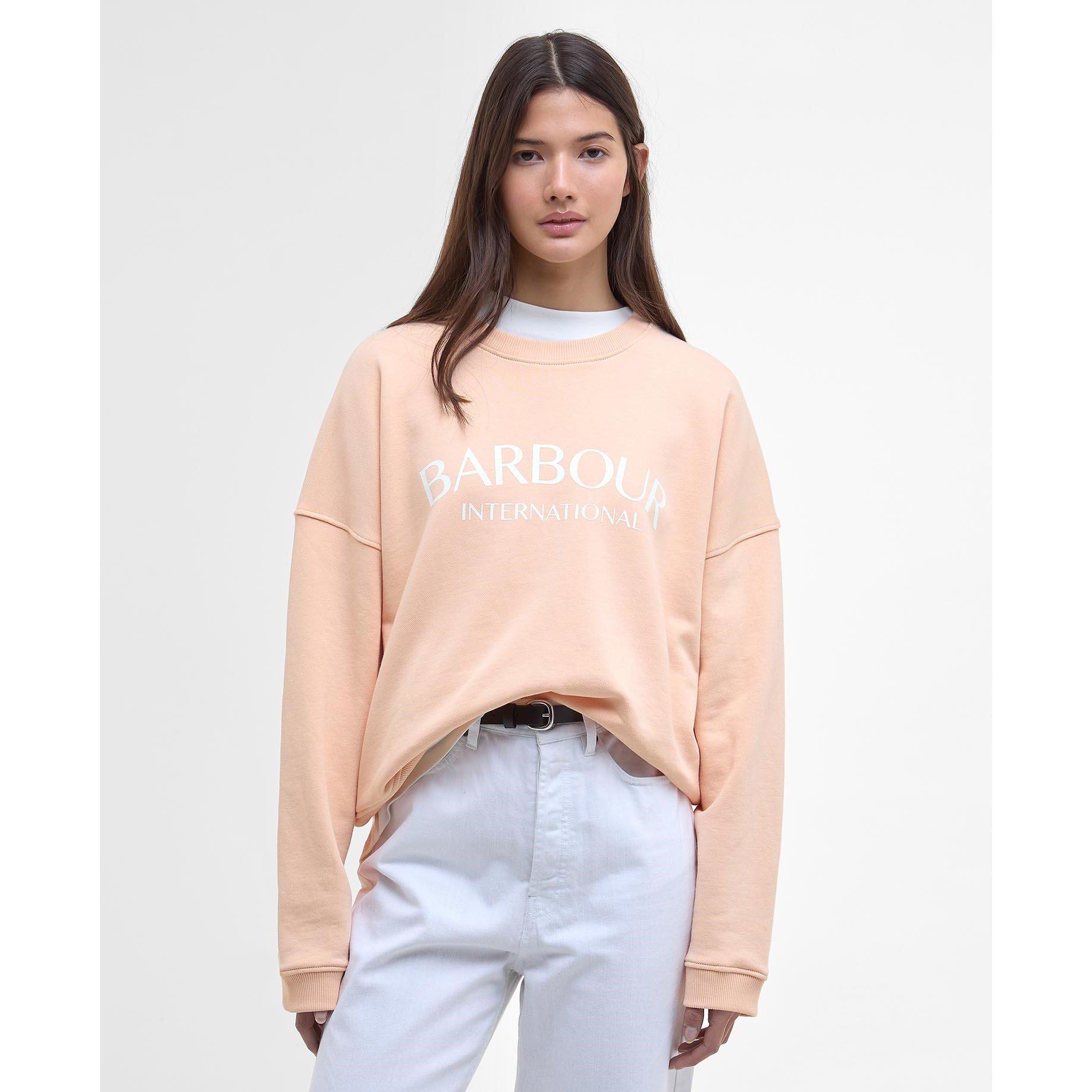 Peach Parfait - Barbour International - Women's B.Intense Cali Crew Sweatshirt - 2