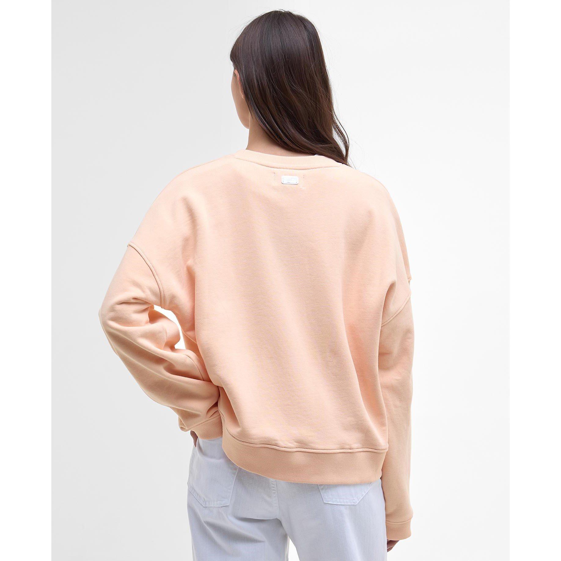 Peach Parfait - Barbour International - Women's B.Intense Cali Crew Sweatshirt - 3