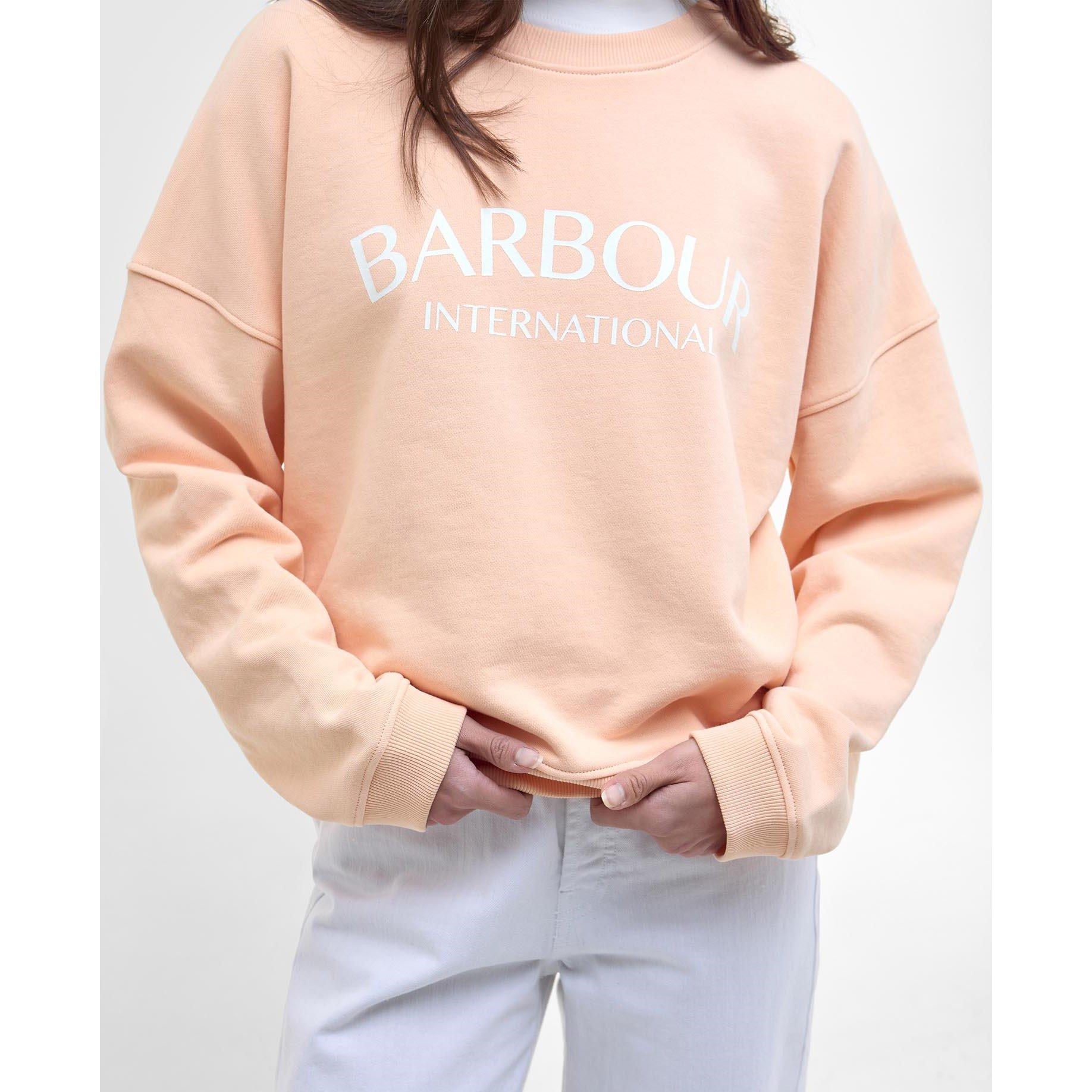 Peach Parfait - Barbour International - Women's B.Intense Cali Crew Sweatshirt - 5