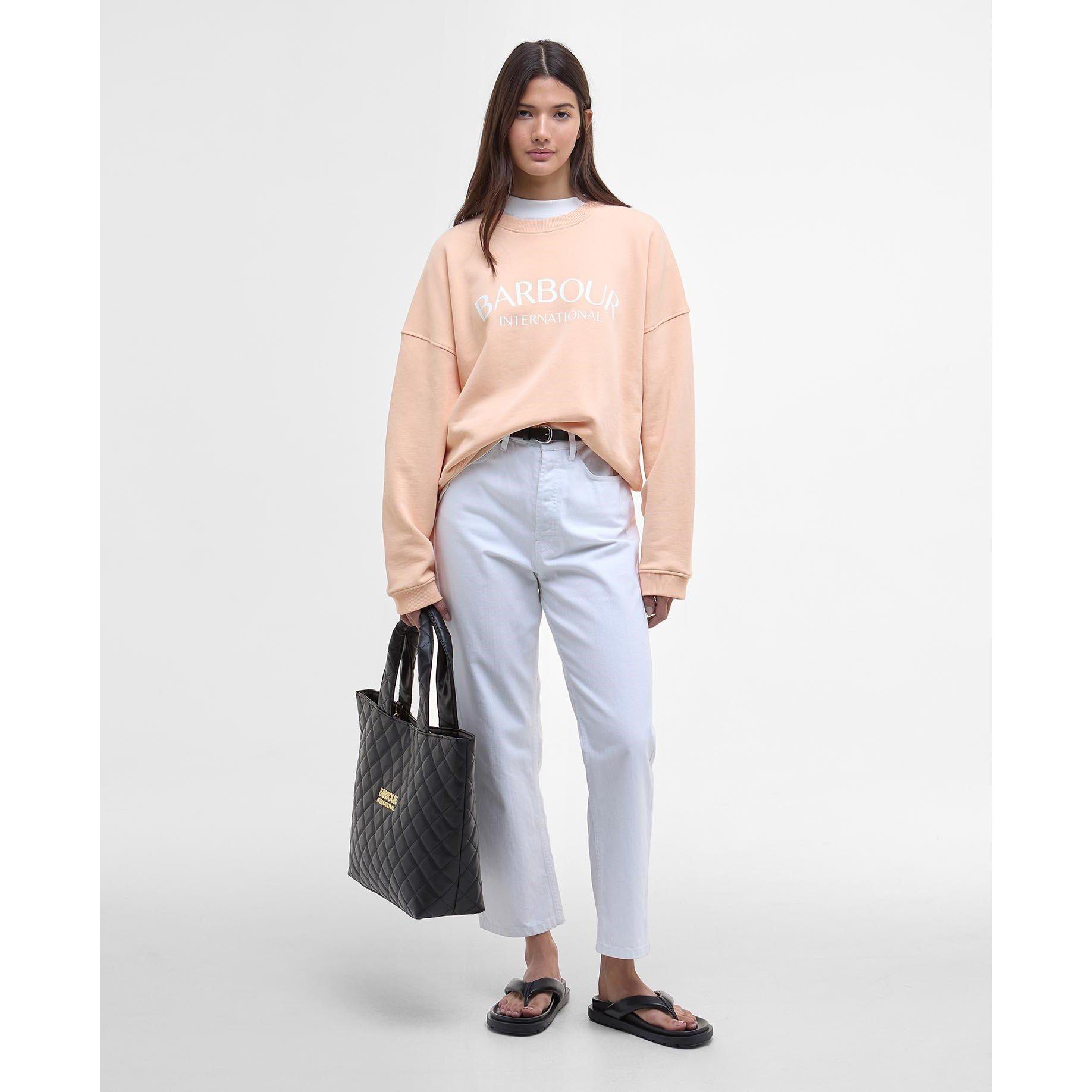 Peach Parfait - Barbour International - Women's B.Intense Cali Crew Sweatshirt - 7