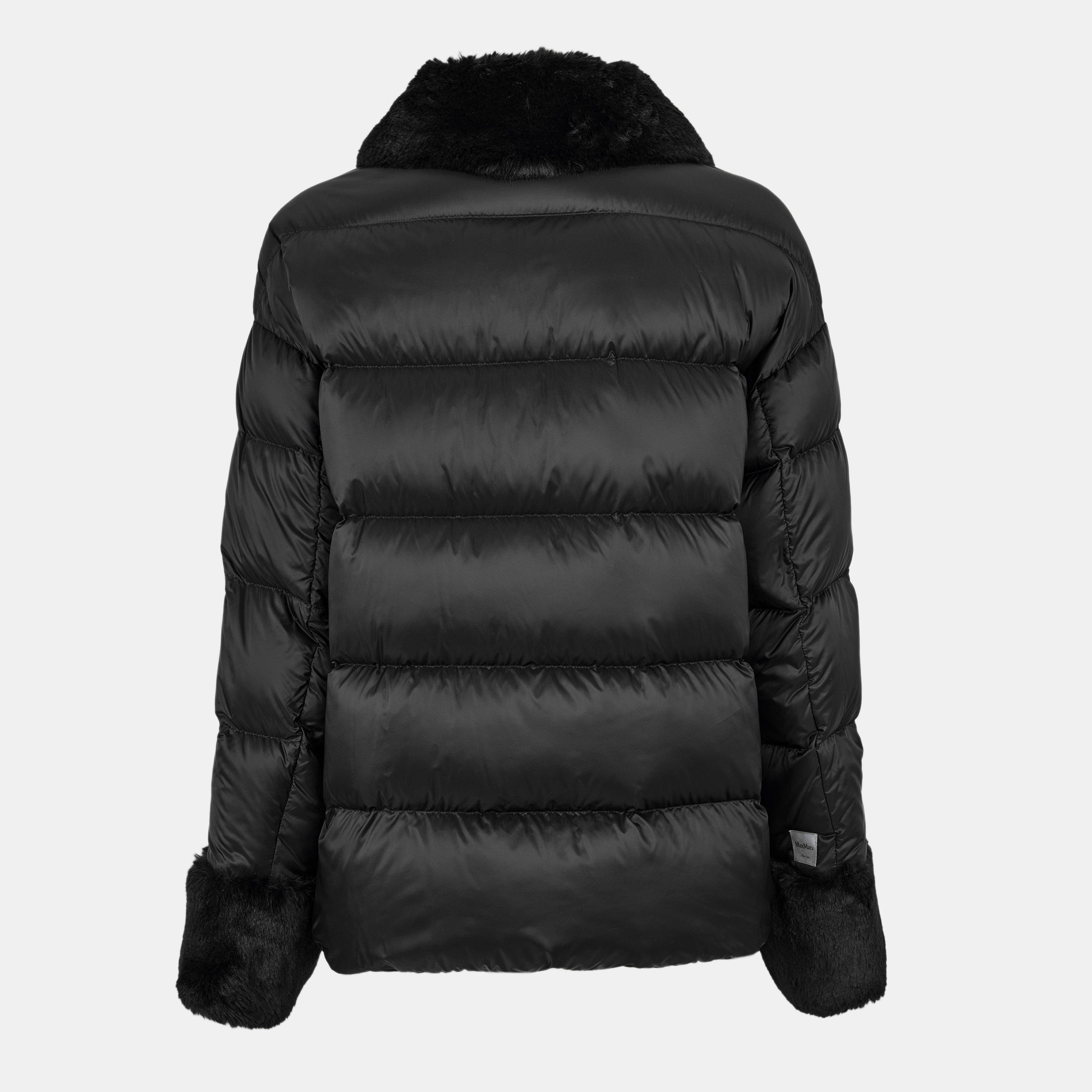 Black - Max Mara - Women's Rosina Lightweight Short Puffer Jacket - 2