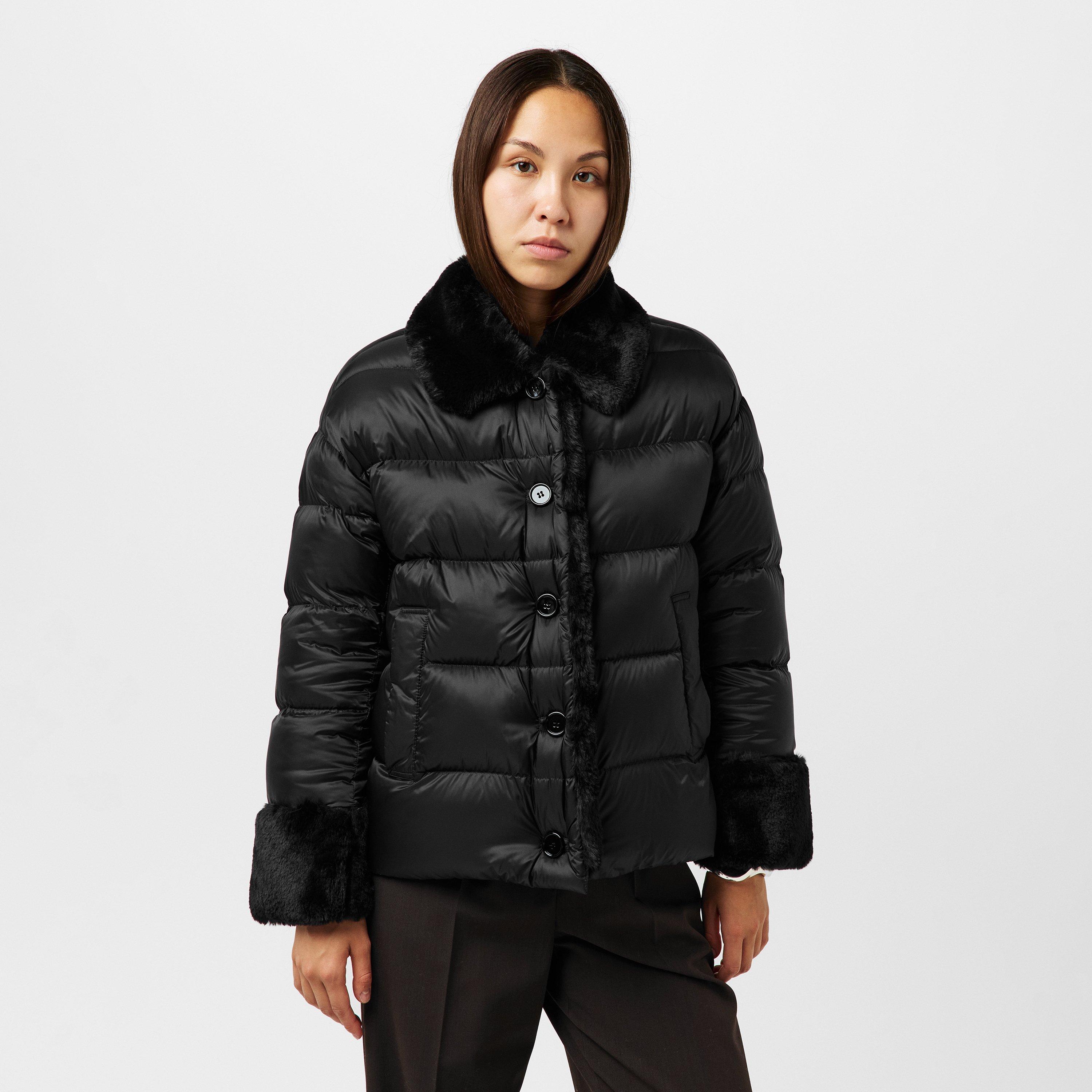 Black - Max Mara - Women's Rosina Lightweight Short Puffer Jacket - 3