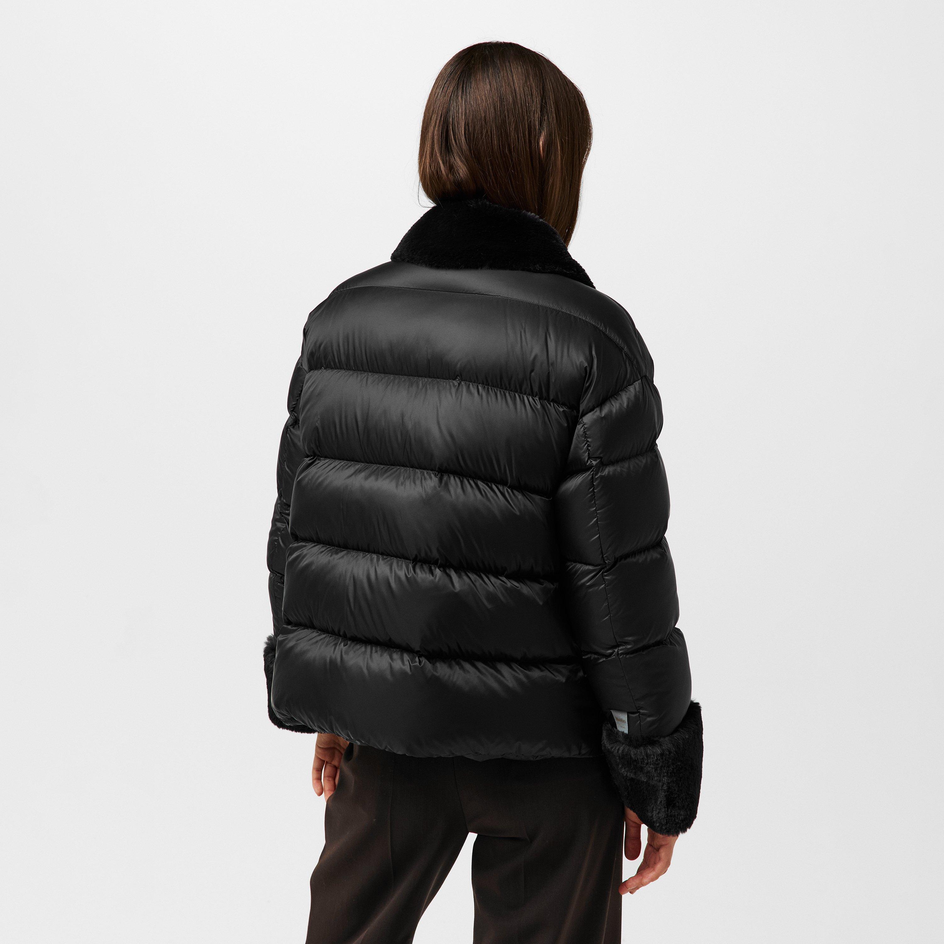 Black - Max Mara - Women's Rosina Lightweight Short Puffer Jacket - 4