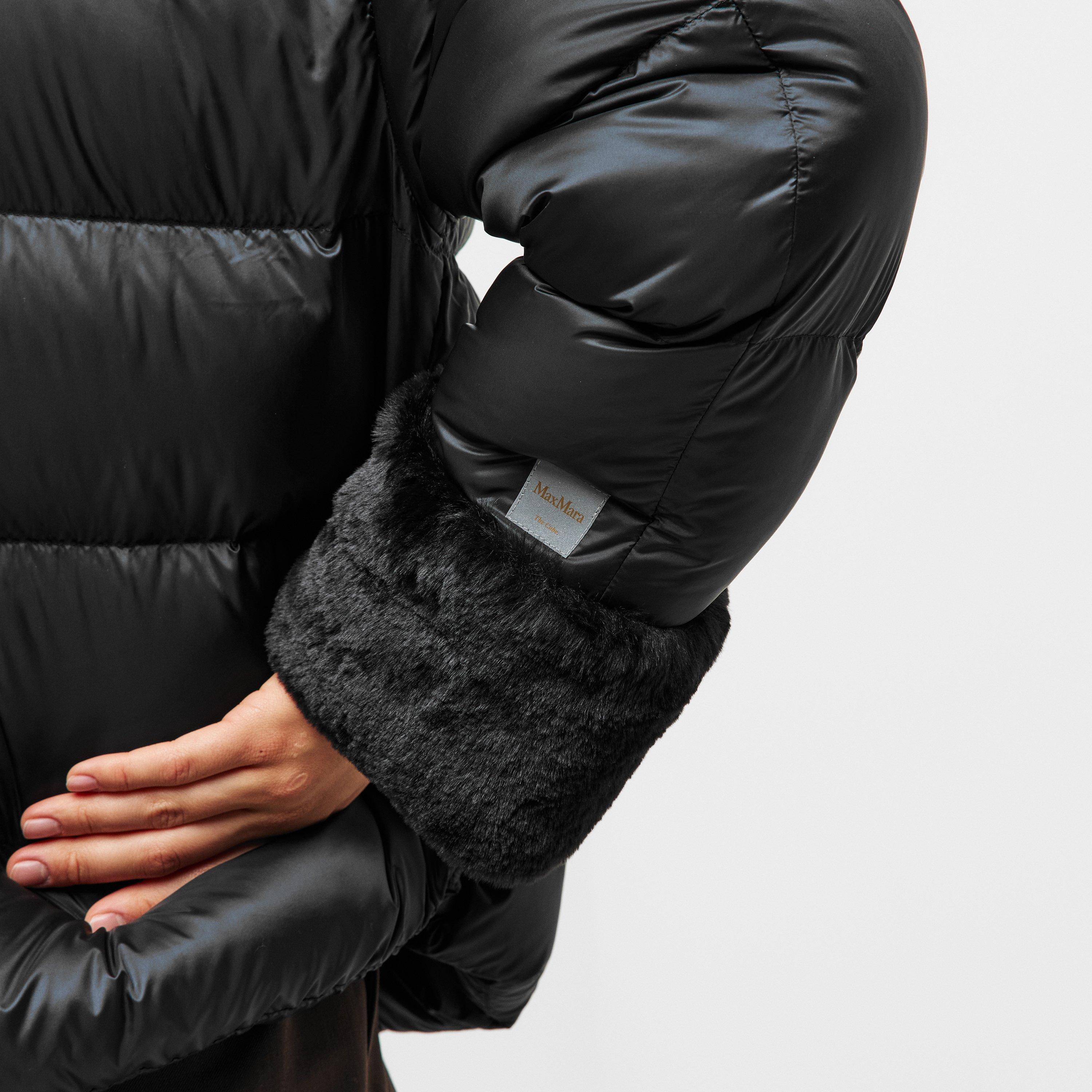 Black - Max Mara - Women's Rosina Lightweight Short Puffer Jacket - 5