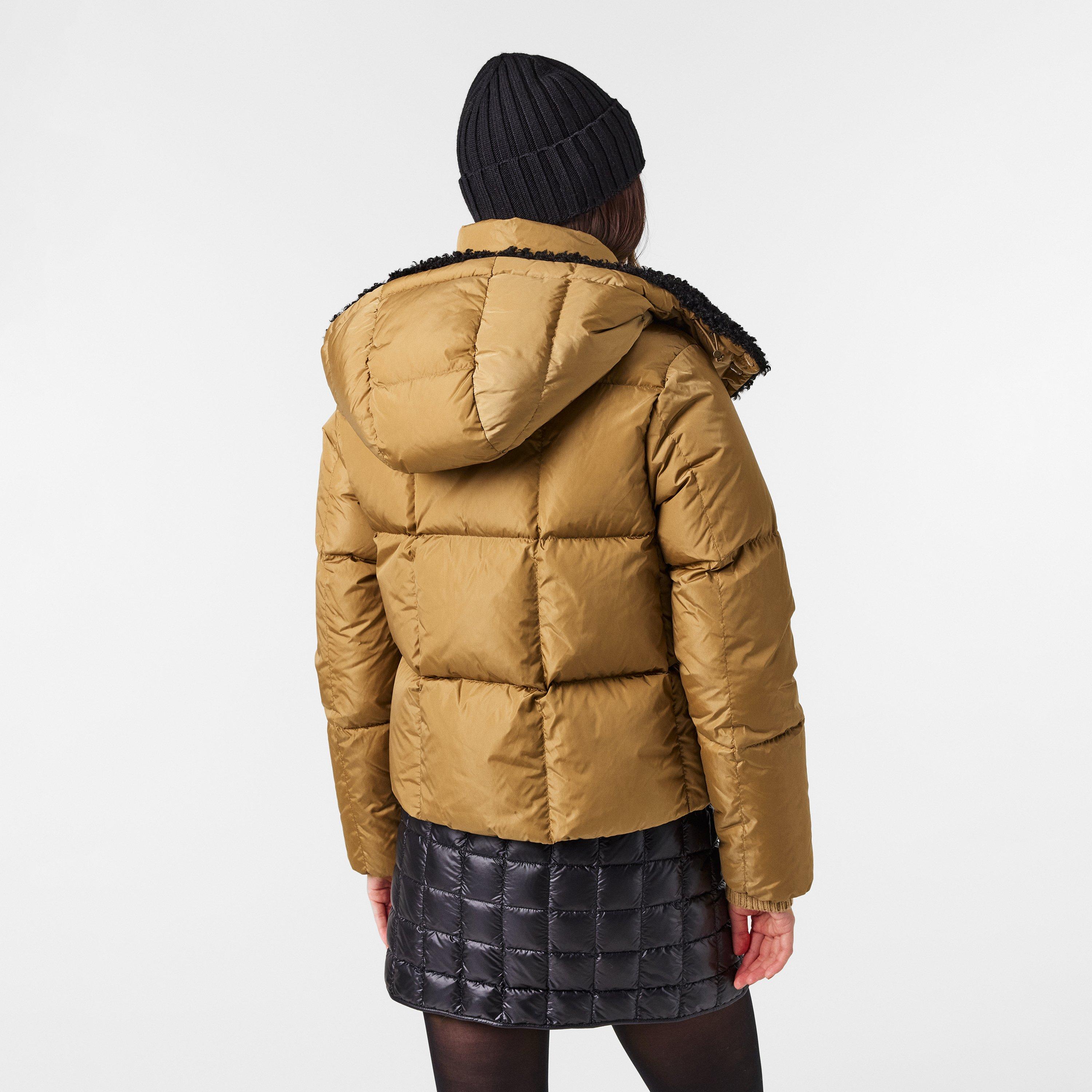 Open Beige 226 - Moncler - Women's  Insulated Water-Resistant Fitted Short Puffer Jacket - 4