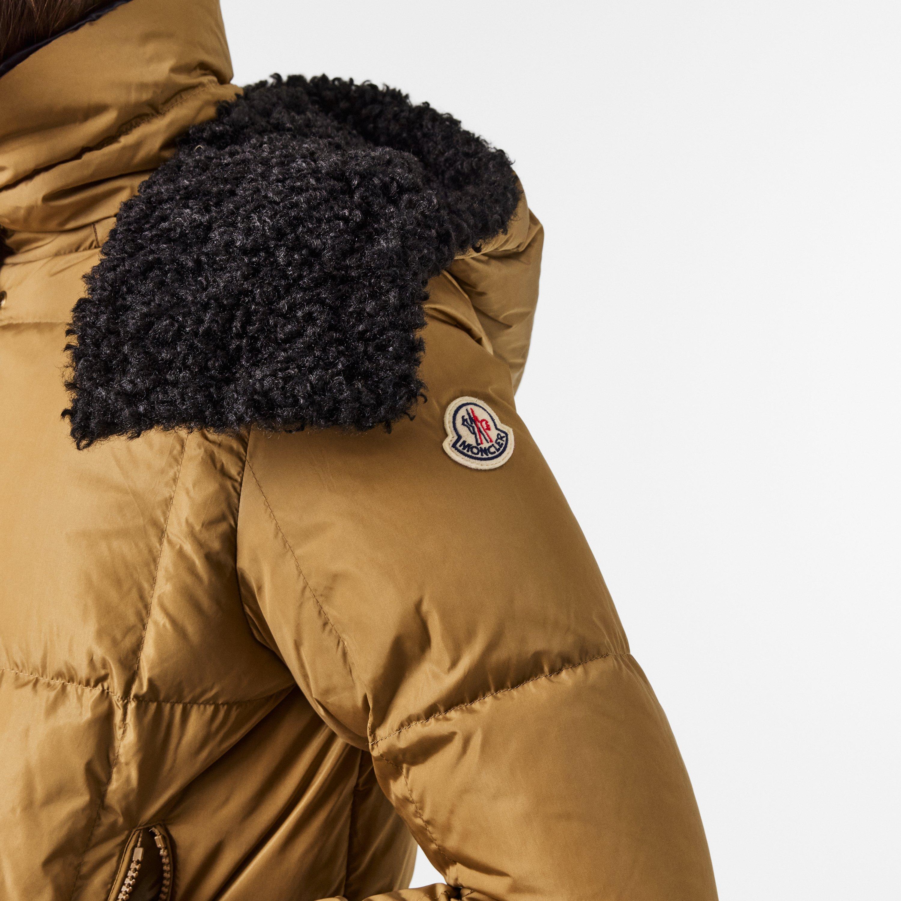 Open Beige 226 - Moncler - Women's  Insulated Water-Resistant Fitted Short Puffer Jacket - 5