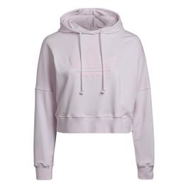 adidas Originals Plus Size Cropped Hoodie Womens