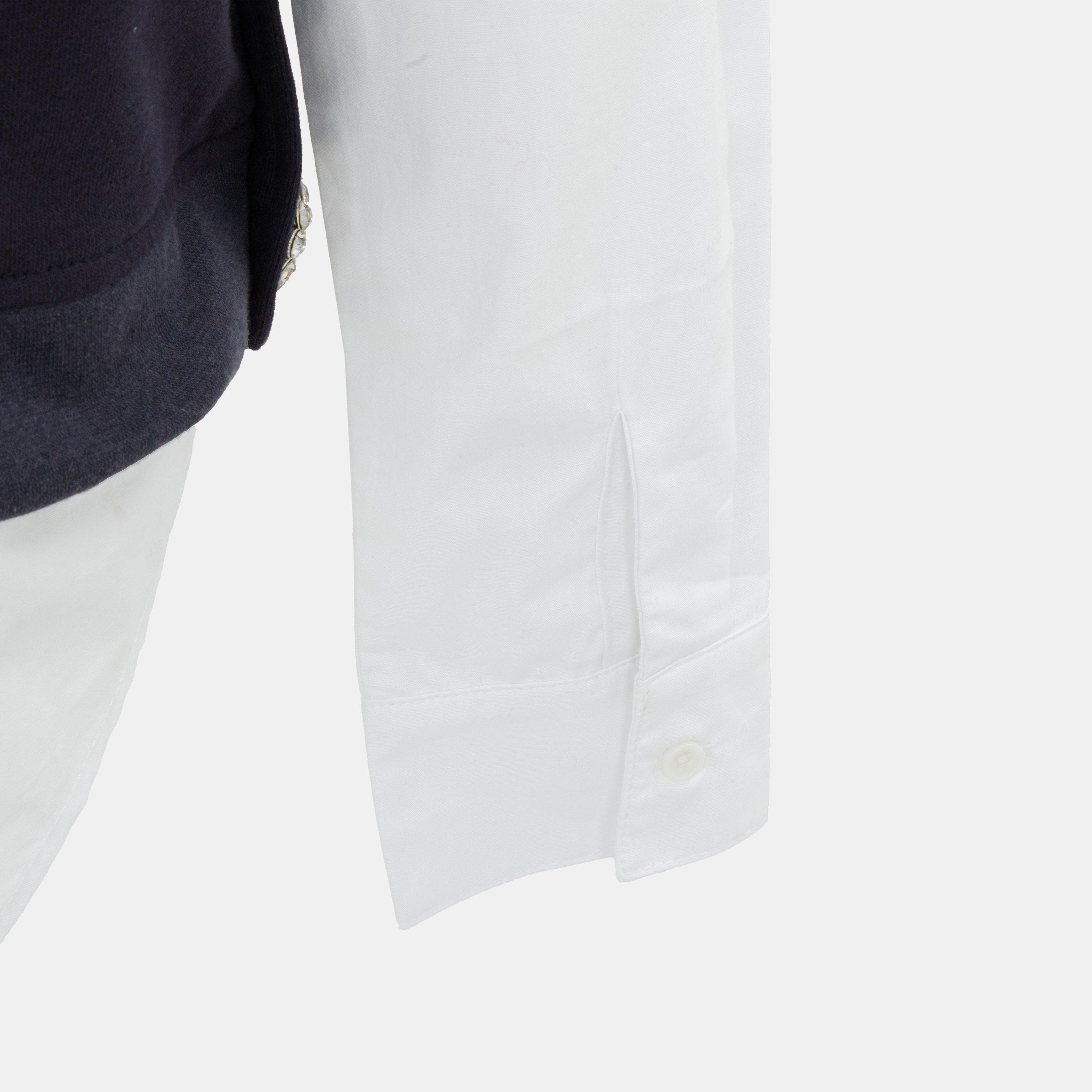 Navy - Miso - Miso Fake two-piece Jumper Women - 4