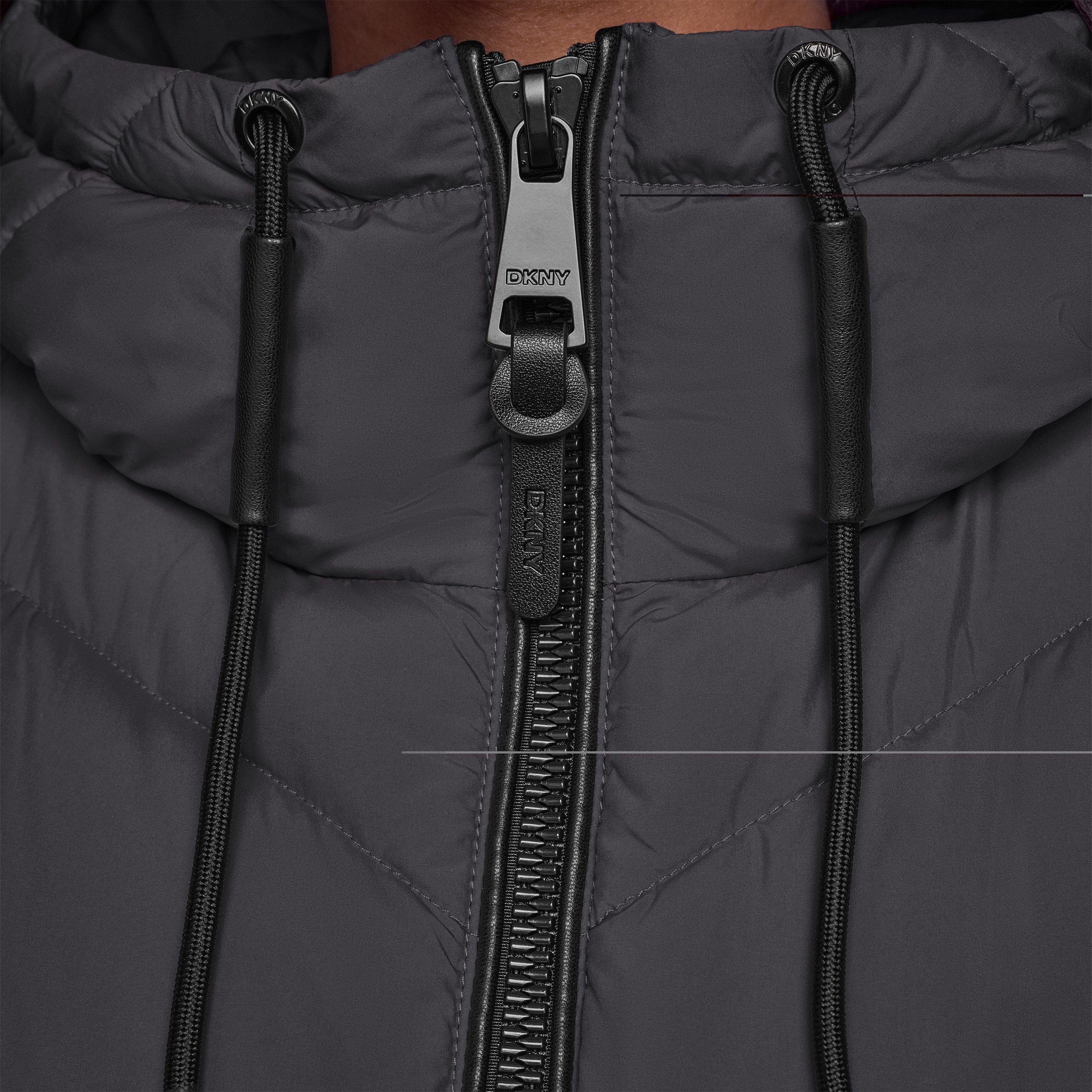 Black - DKNY - Women's  Multi-Purpose Hybrid Jacket - 4