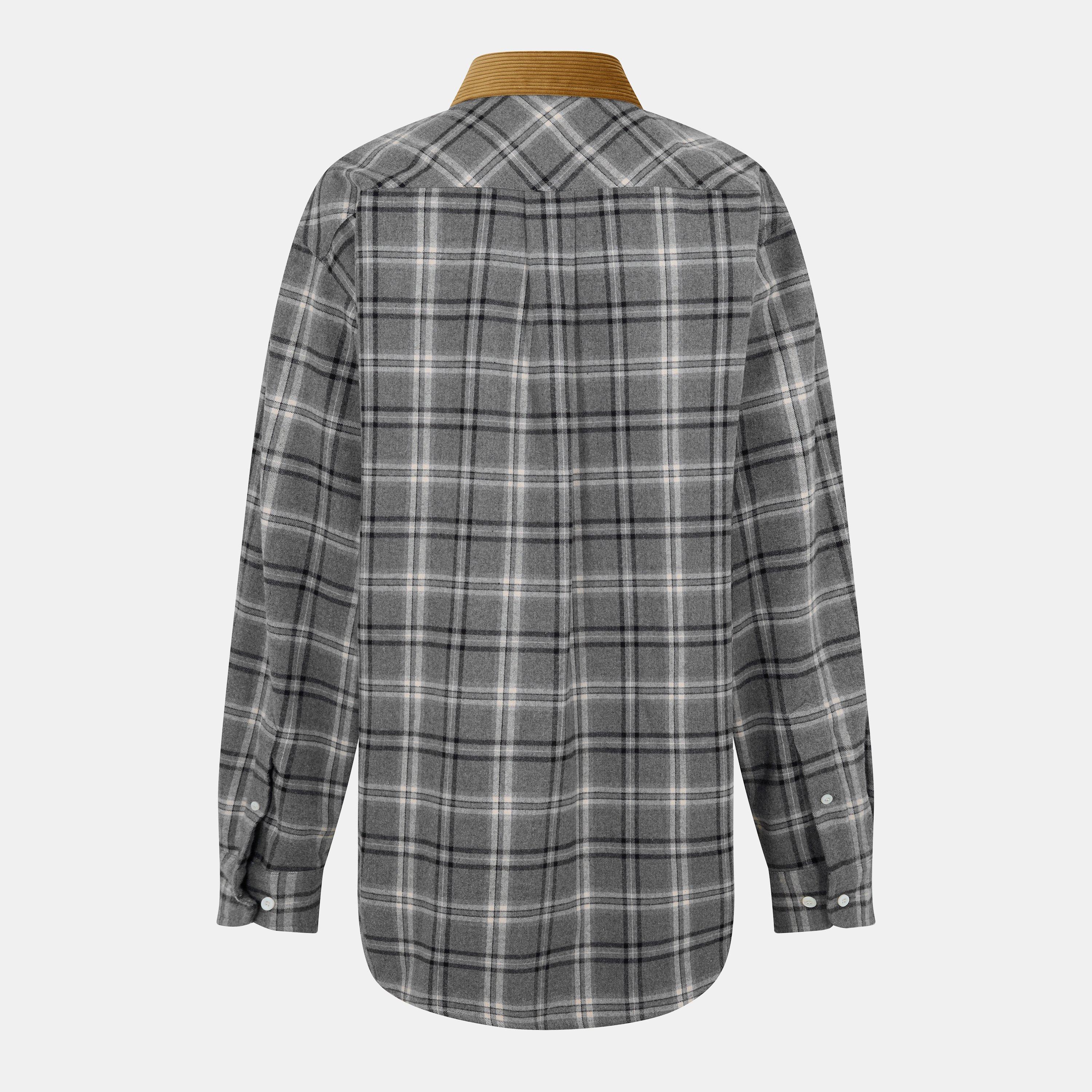 Ardesia - Miu Miu - Women's Check Flannel Overshirt - 2