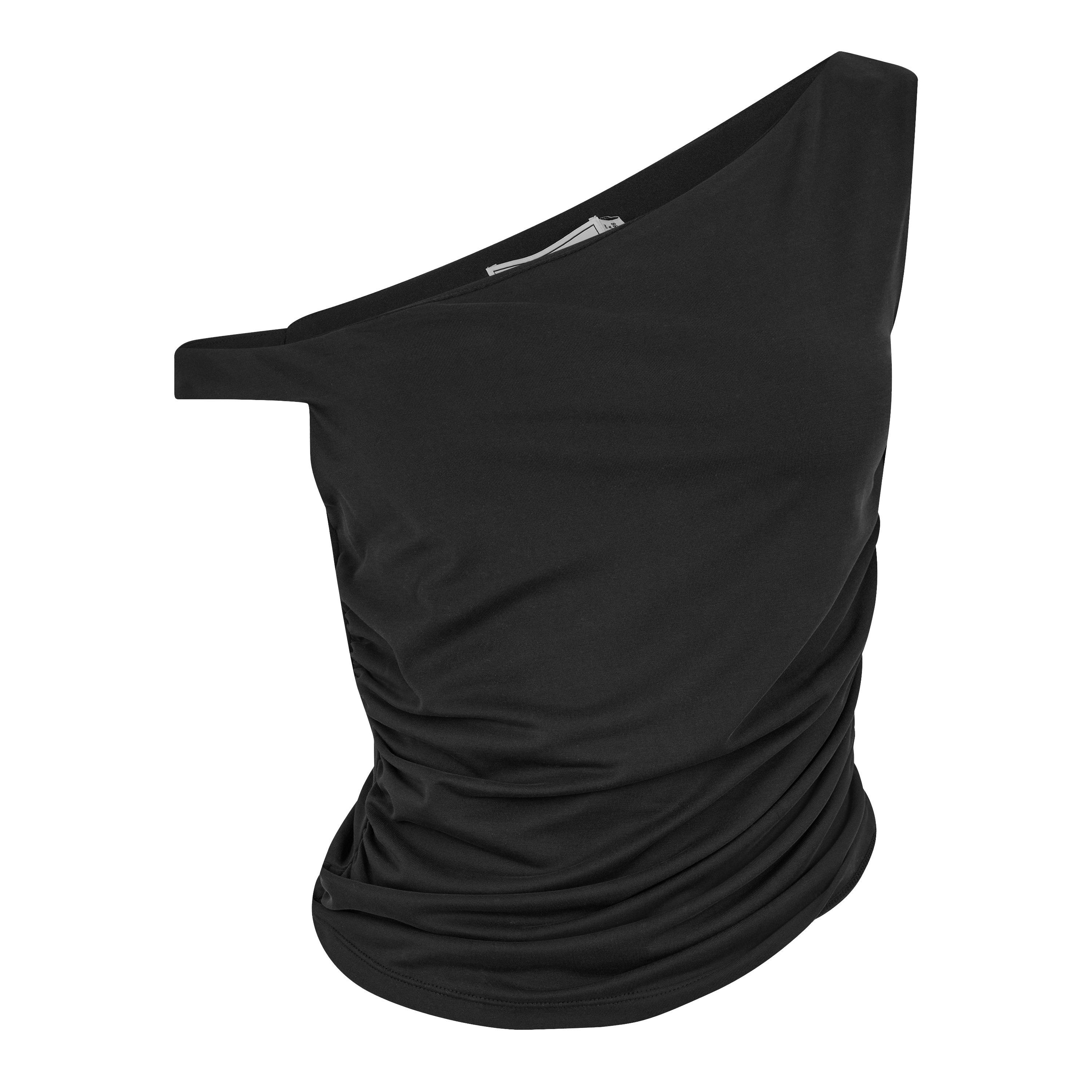 Negro - Jack Wills - Women's JW Asymmetric Off Shoulder Top - 1