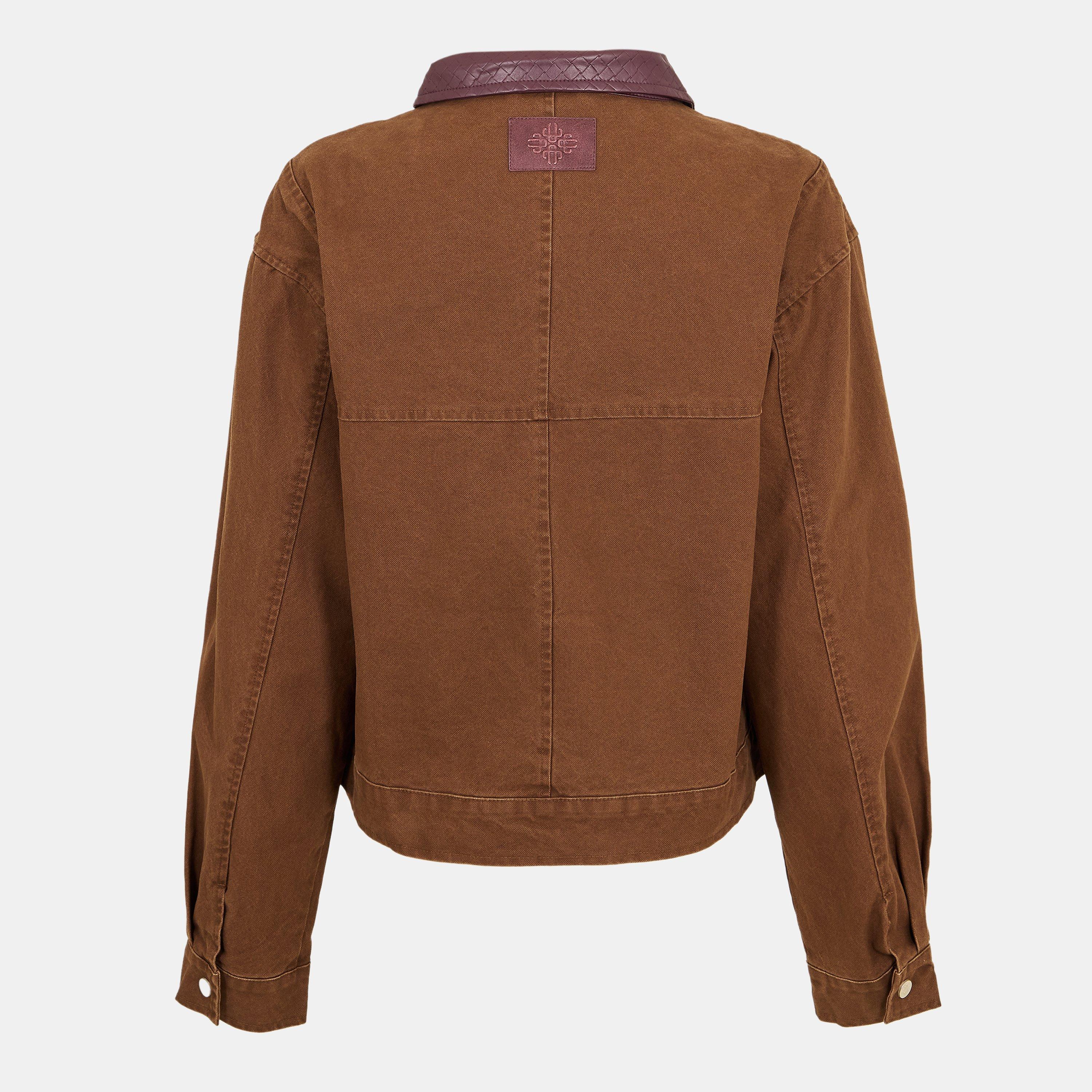 Chocolate - The Couture Club - Women's Couture Club Structured Tailored Fit Barn Jacket - 2