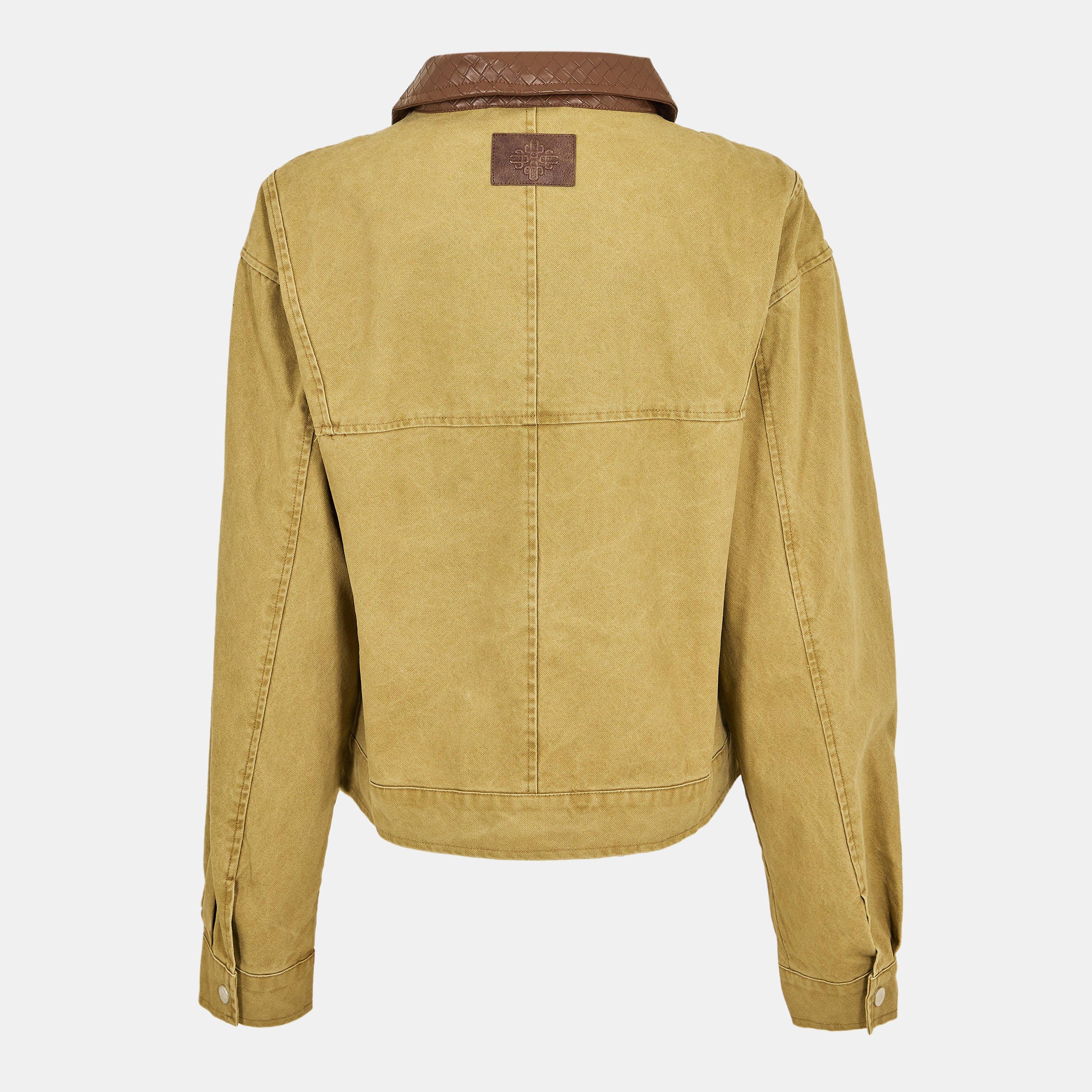 Khaki - The Couture Club - Womens Couture Club Structured Tailored Fit Barn Jacket - 2
