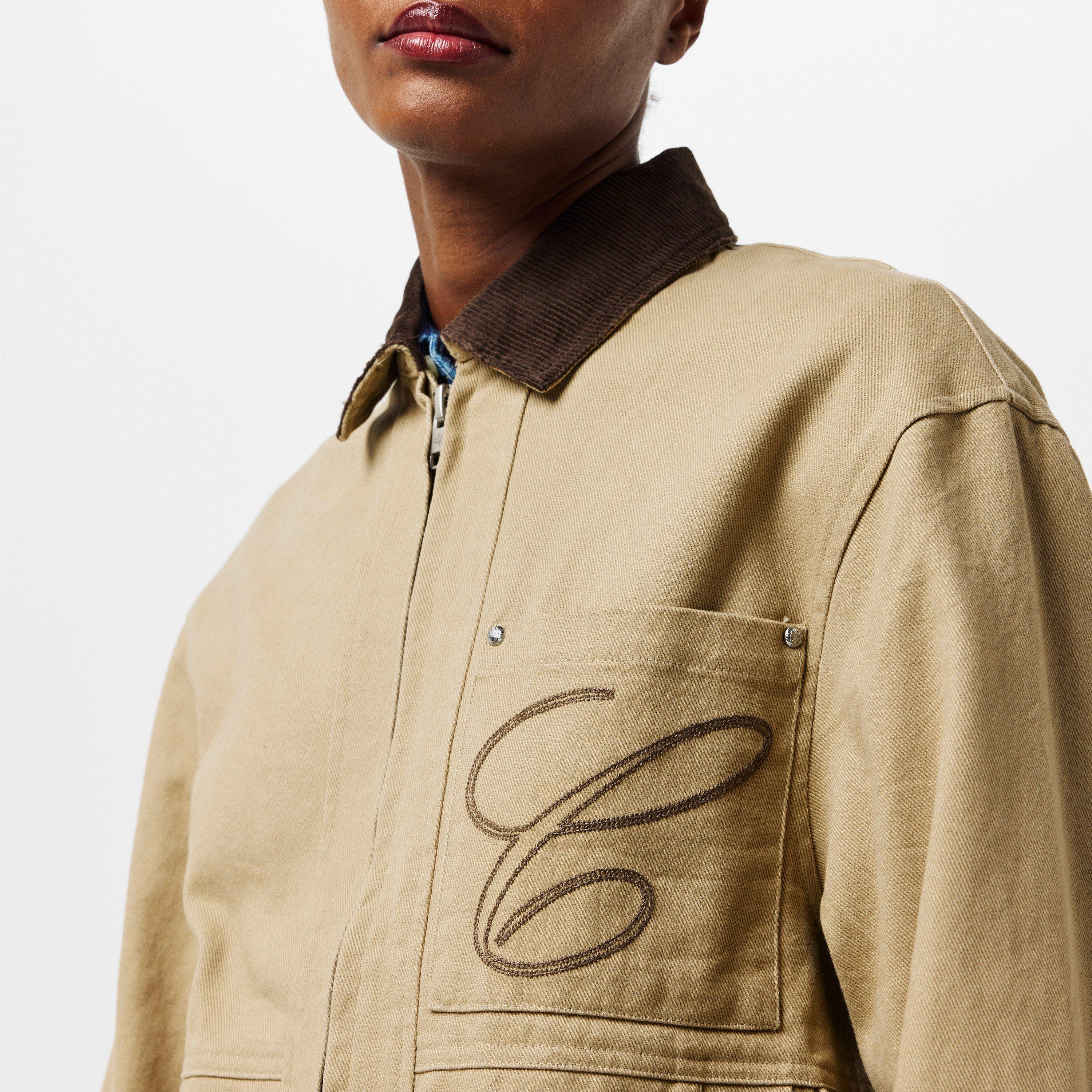 Beige - The Couture Club - Women's Twist Barn Jacket - 5