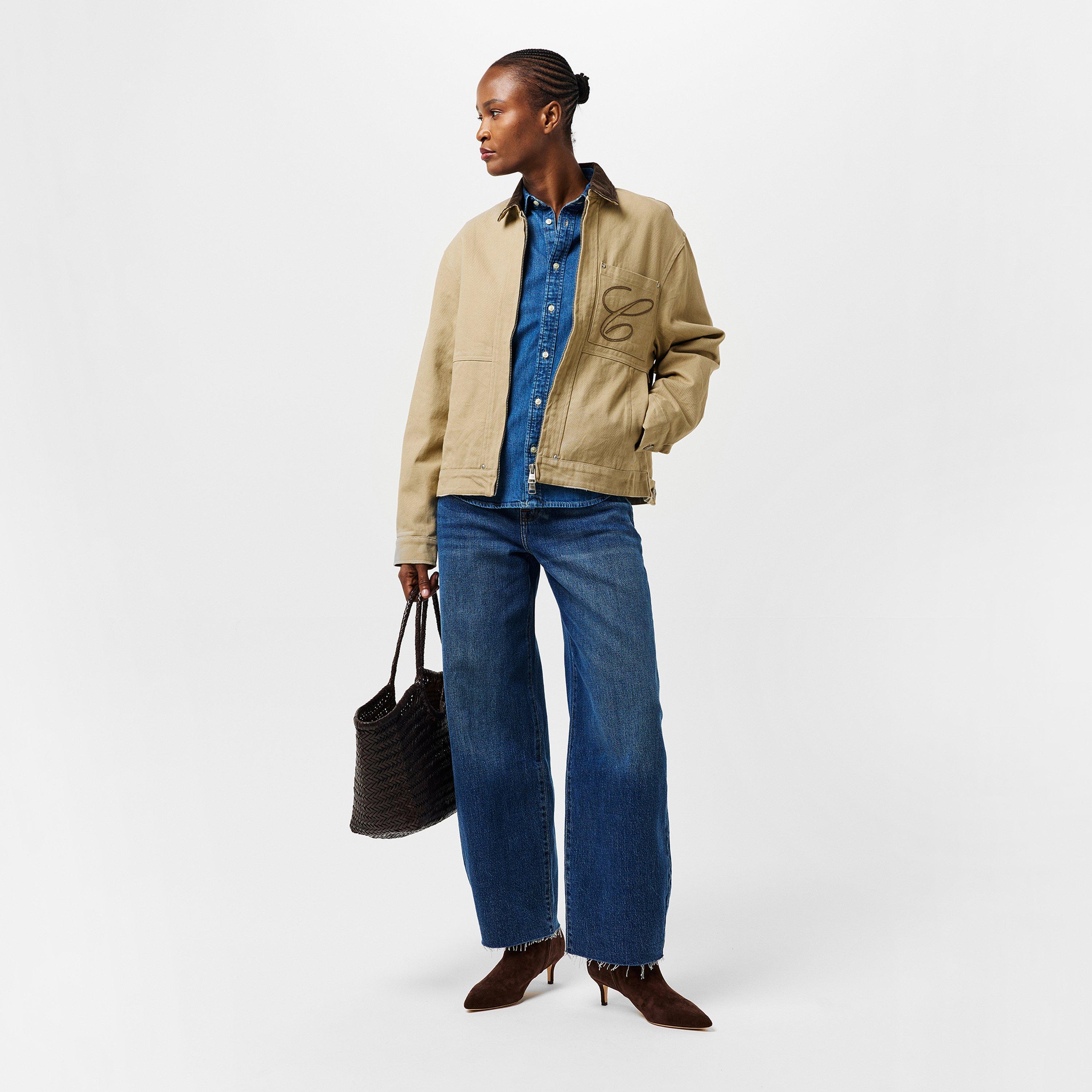 Beige - The Couture Club - Women's Twist Barn Jacket - 6