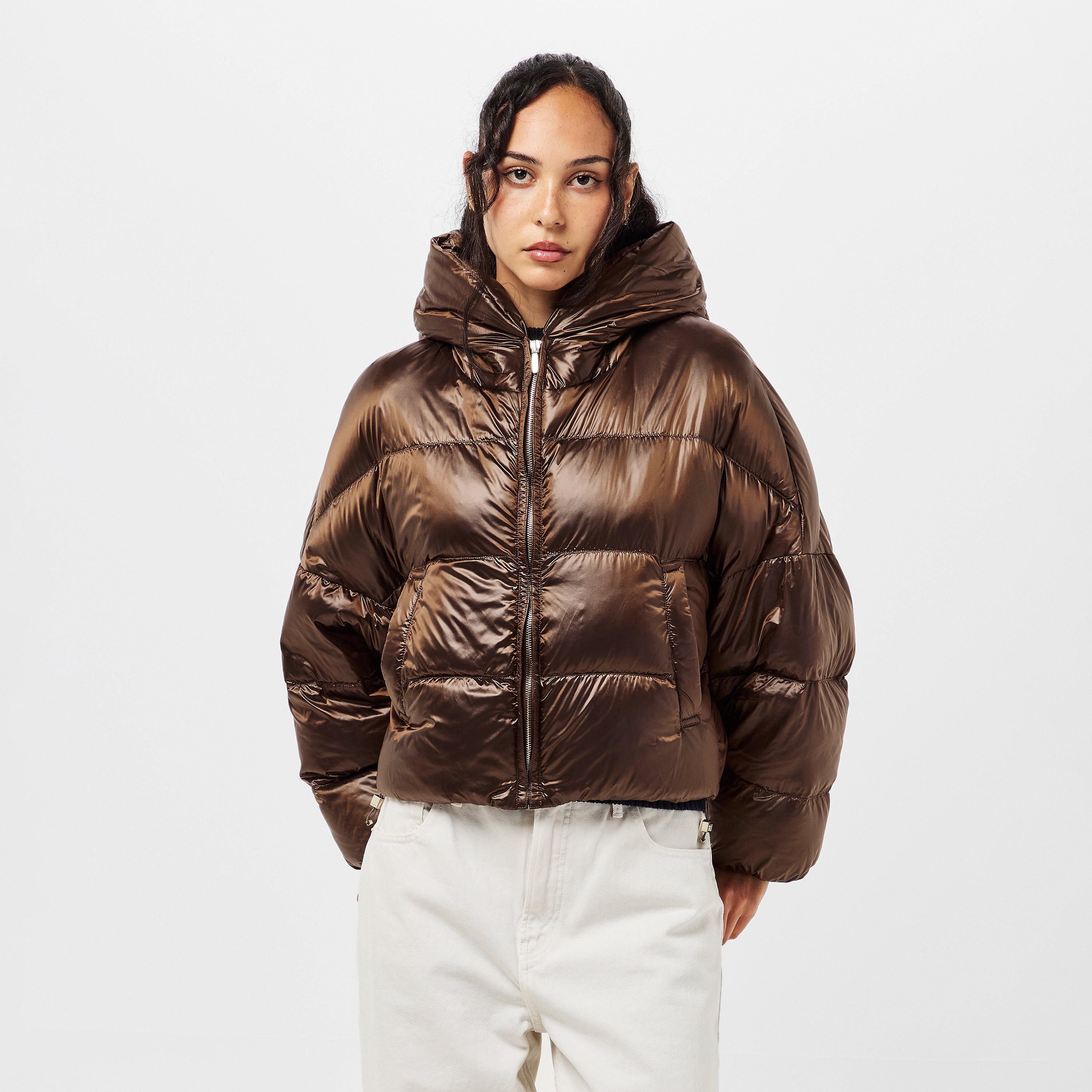 Beige Golden - Max Mara - Women's Insulated Short Puffer Jacket - 3