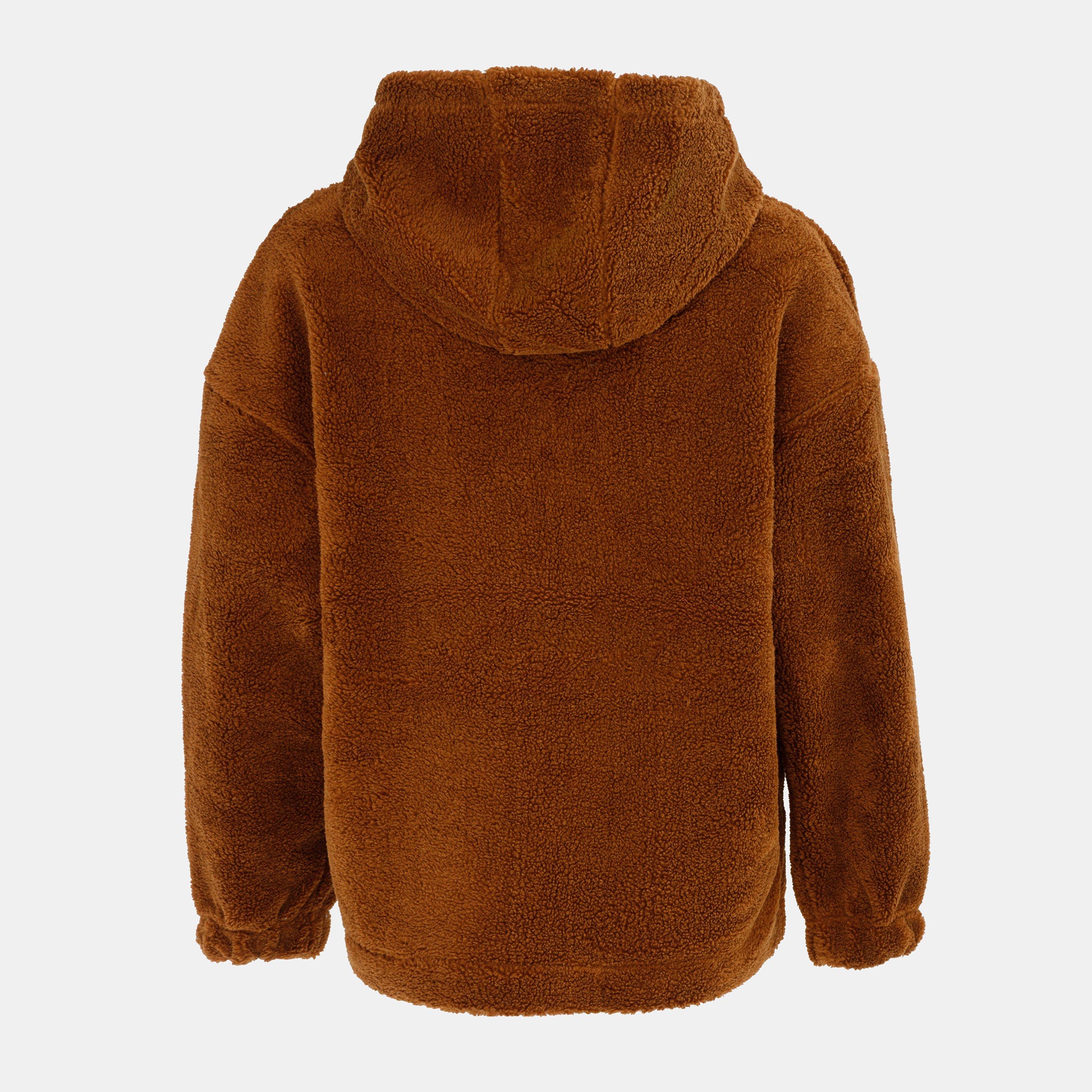 Coffee - SoulCal - Women's Long Sleeve Sherpa Jacket - 2