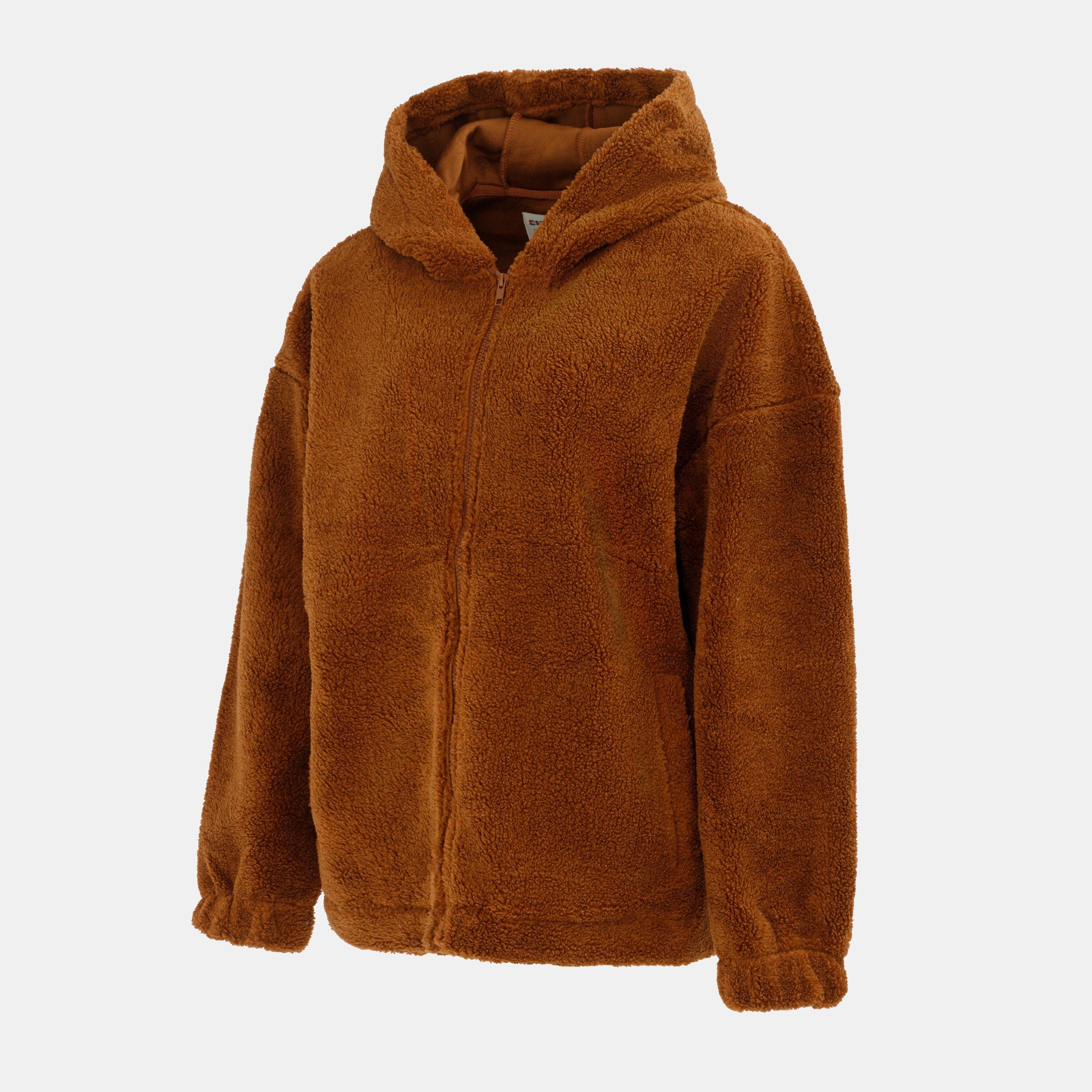 Coffee - SoulCal - Women's Long Sleeve Sherpa Jacket - 3