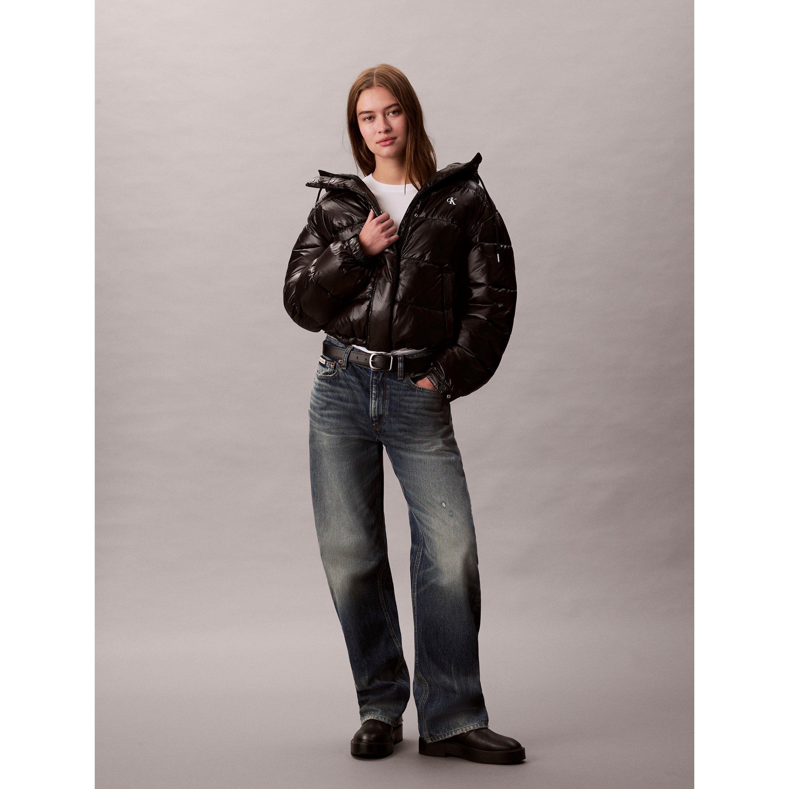 Crna - Calvin Klein Jeans - Women's  Quilted Short Puffer Jacket - 5