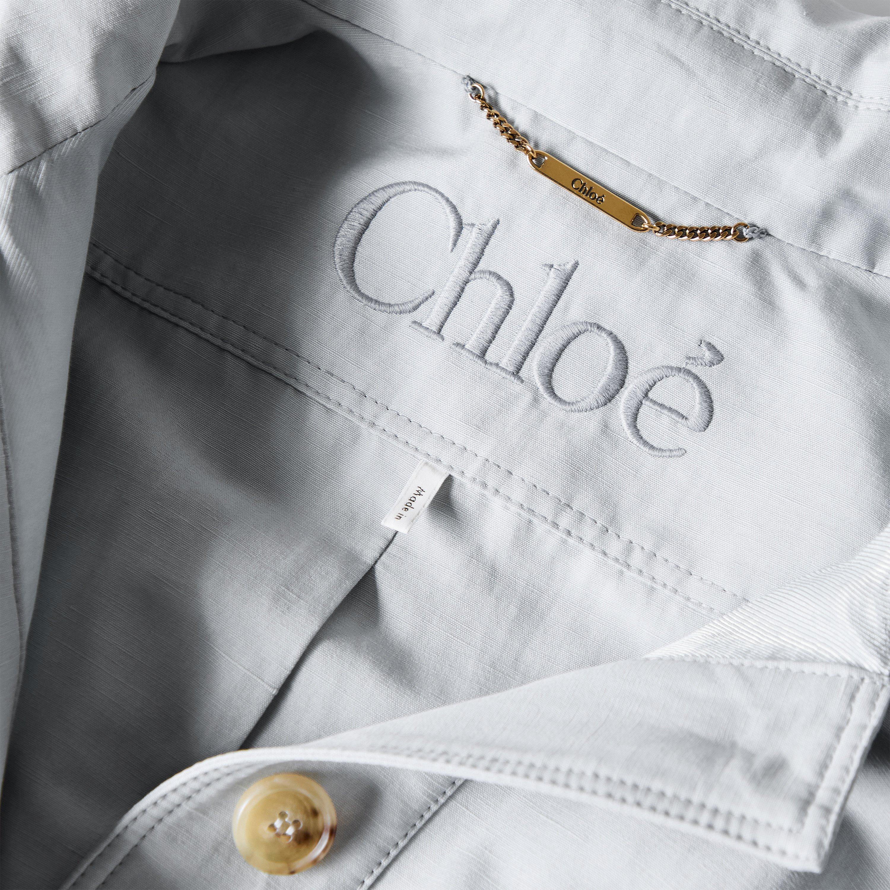Storm Grey - Chloe - Women's Leather Jacket - 5