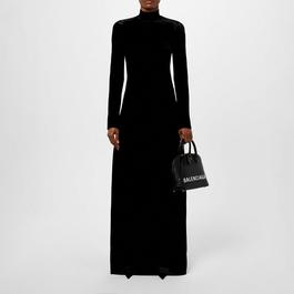 Balenciaga Long Sleeved A Line Gown