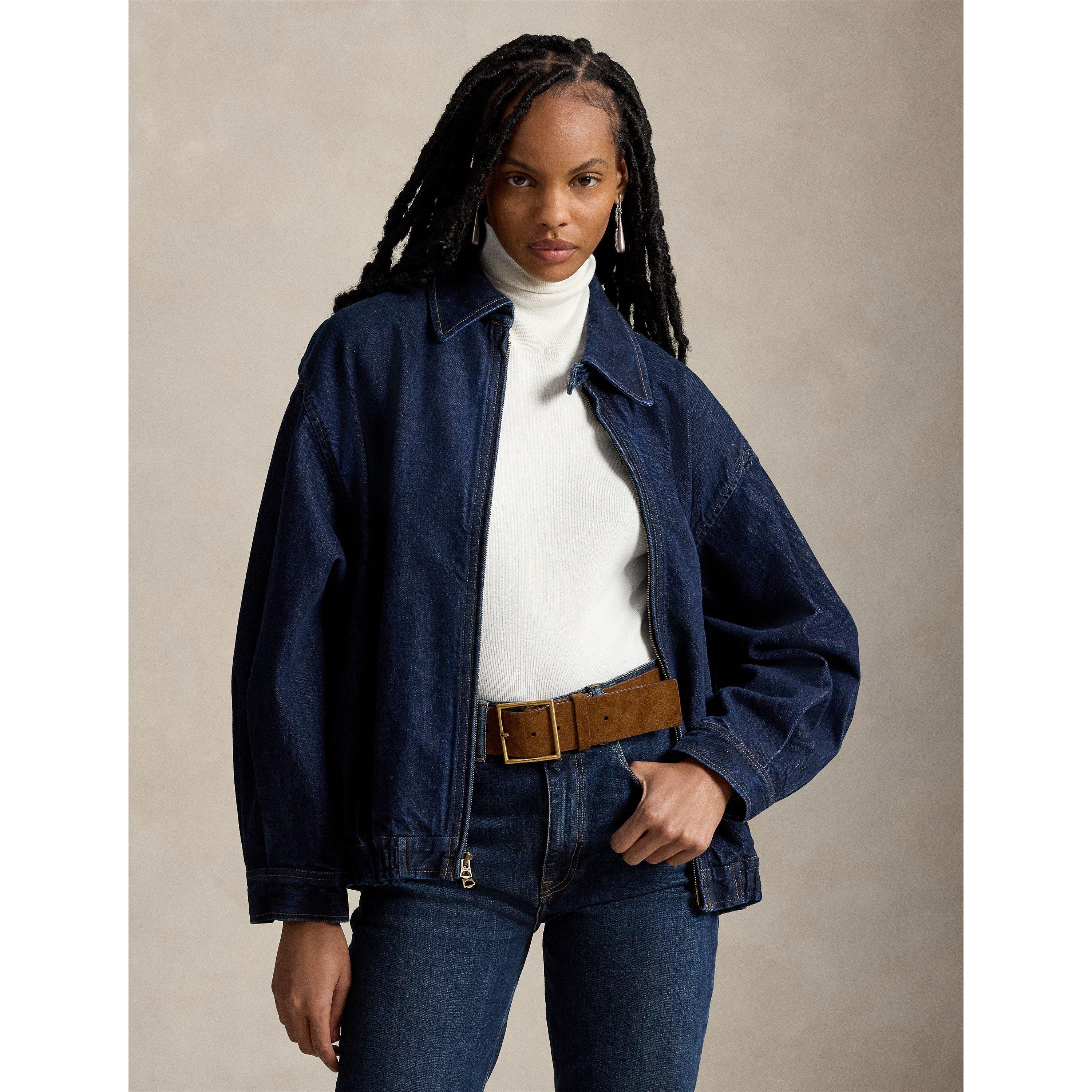 DAYTEN WASH - Polo Ralph Lauren - Women's Denim Bomber Jacket - 2