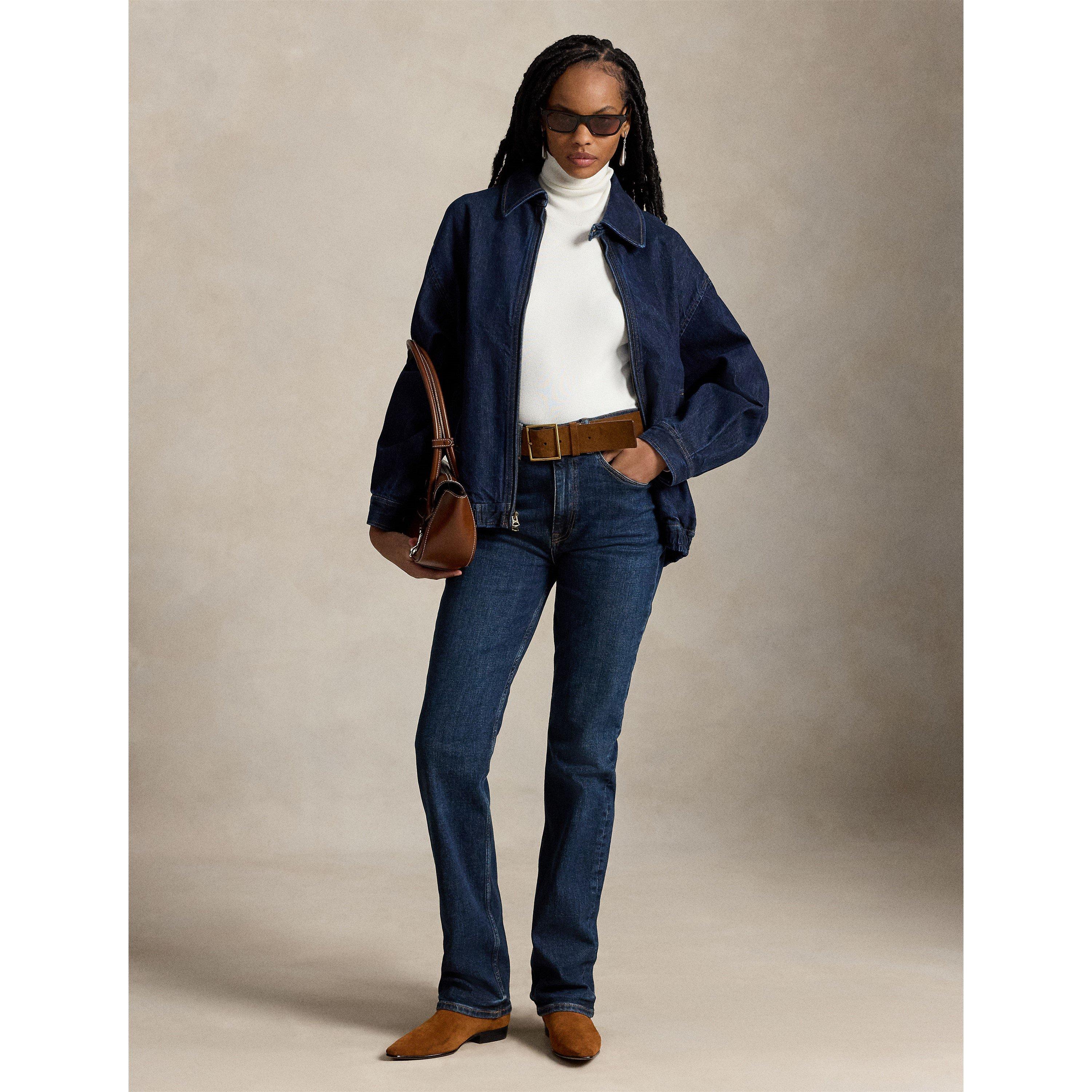DAYTEN WASH - Polo Ralph Lauren - Women's Denim Bomber Jacket - 5