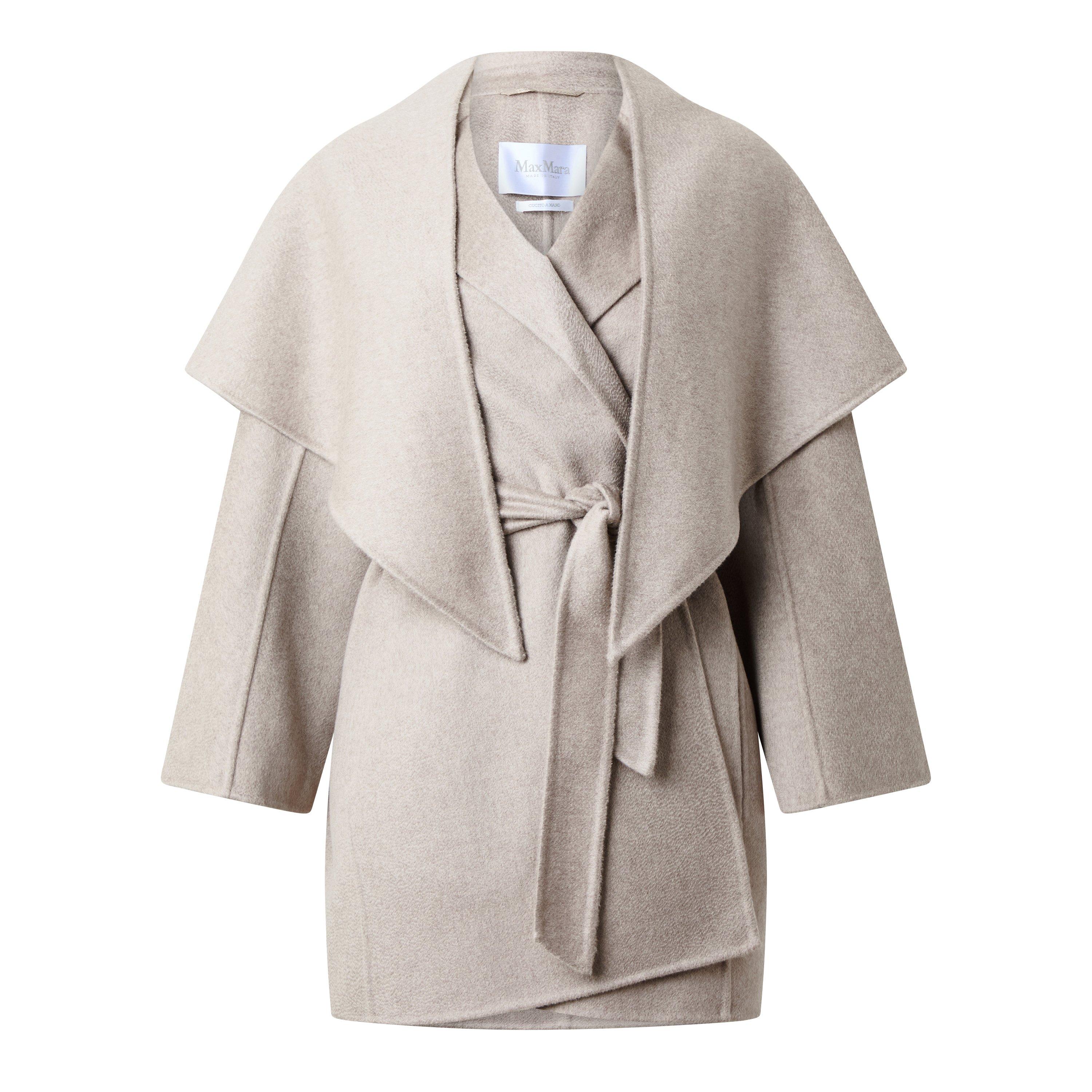 Max Mara Women's MXM Detto Pea Coat - Sand - Size 10 (S)